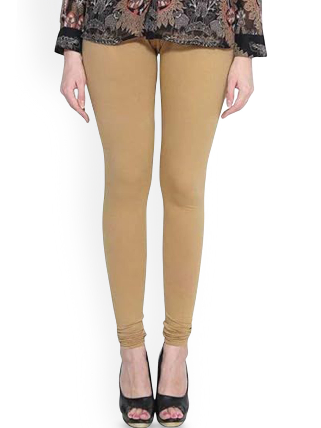 Thrifty Thread Women Ultra Soft Stretchable Cotton Churidar-Length Leggings