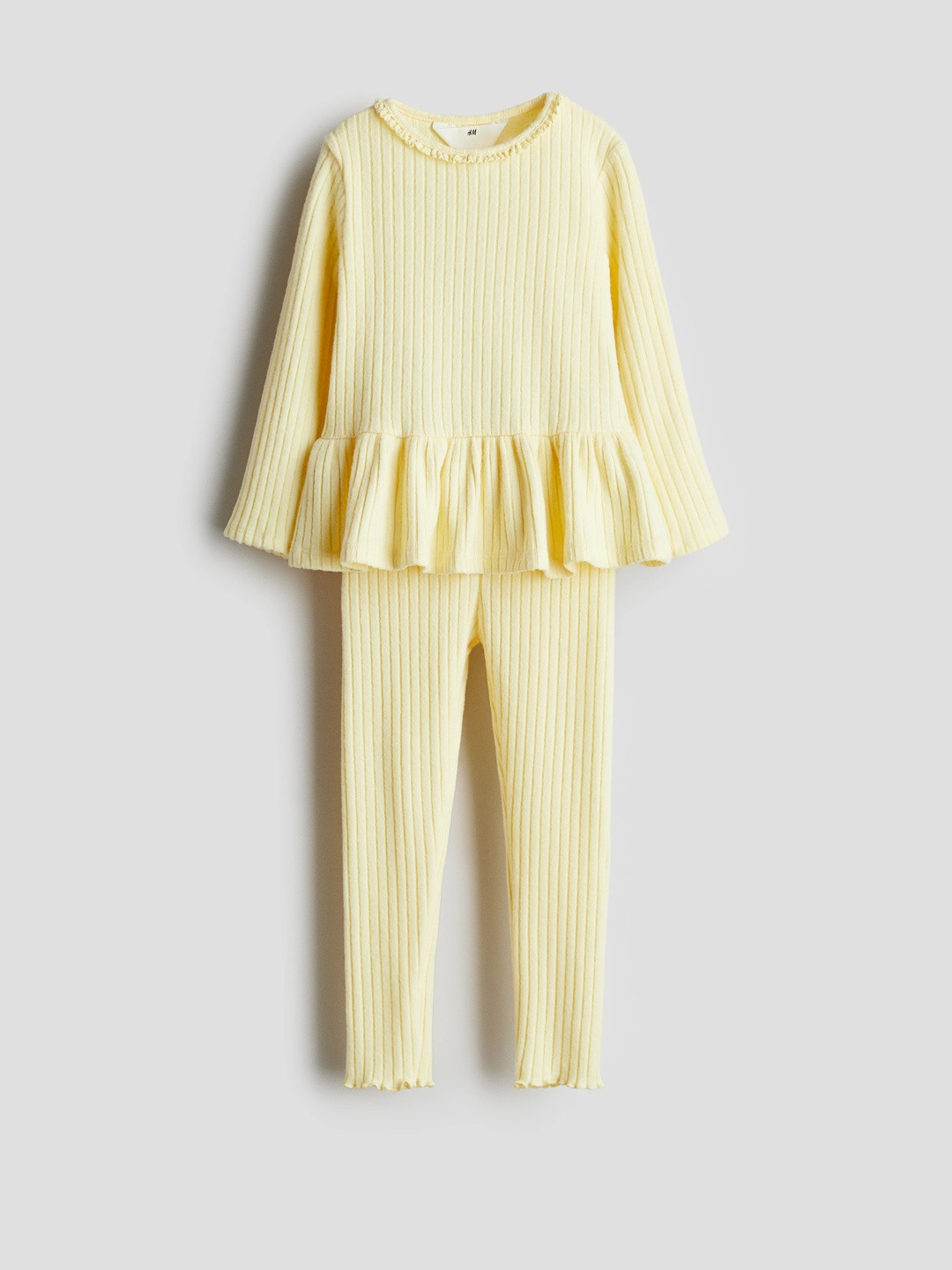 H&M Girls 2-Piece Rib-Knit Set