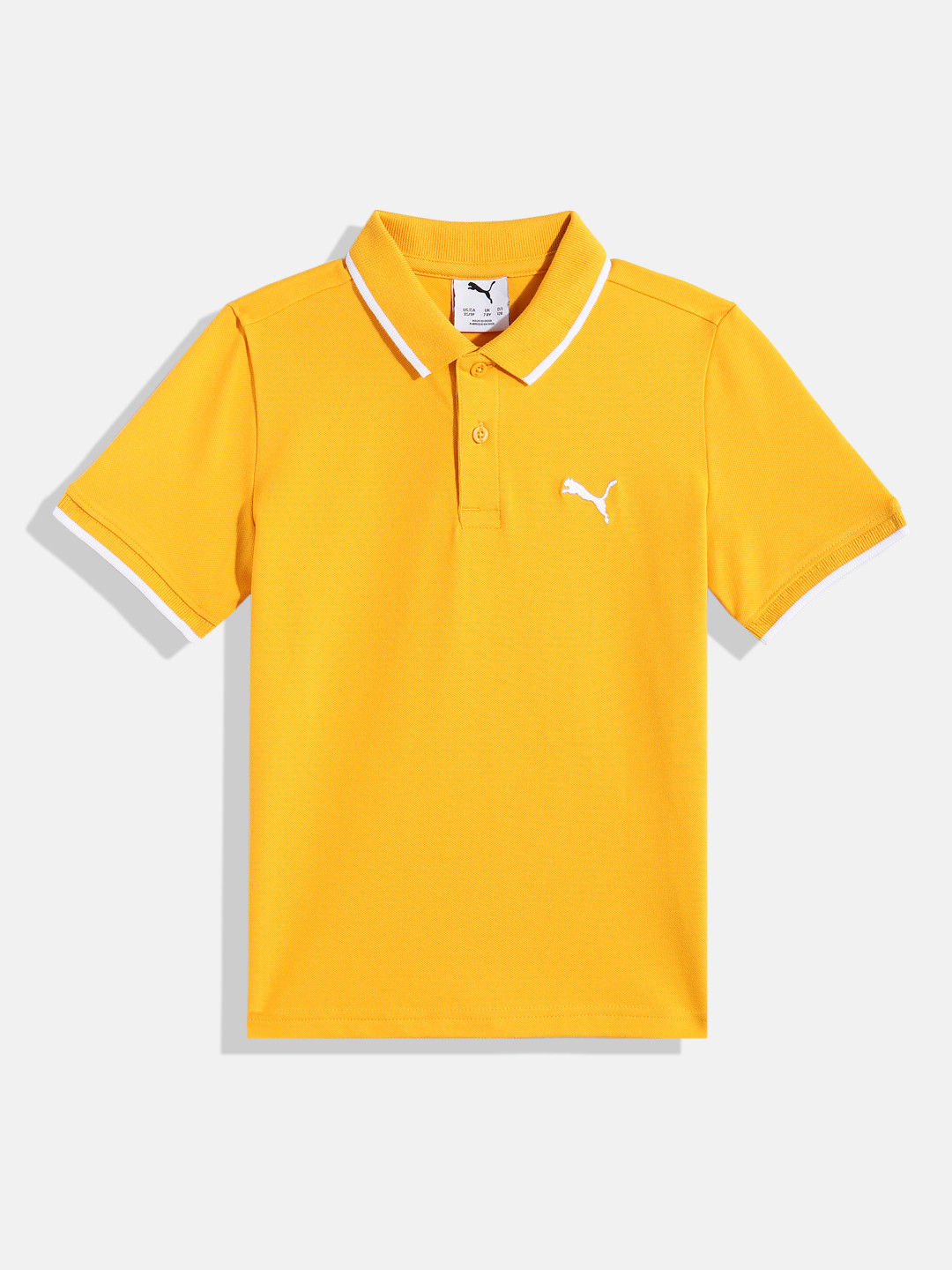 Puma Boys Essentials Classic Collar Tipping Polo T-shirt