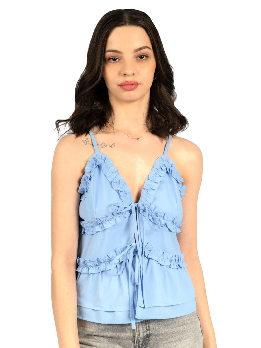 CORY EDGE Ruffles Top