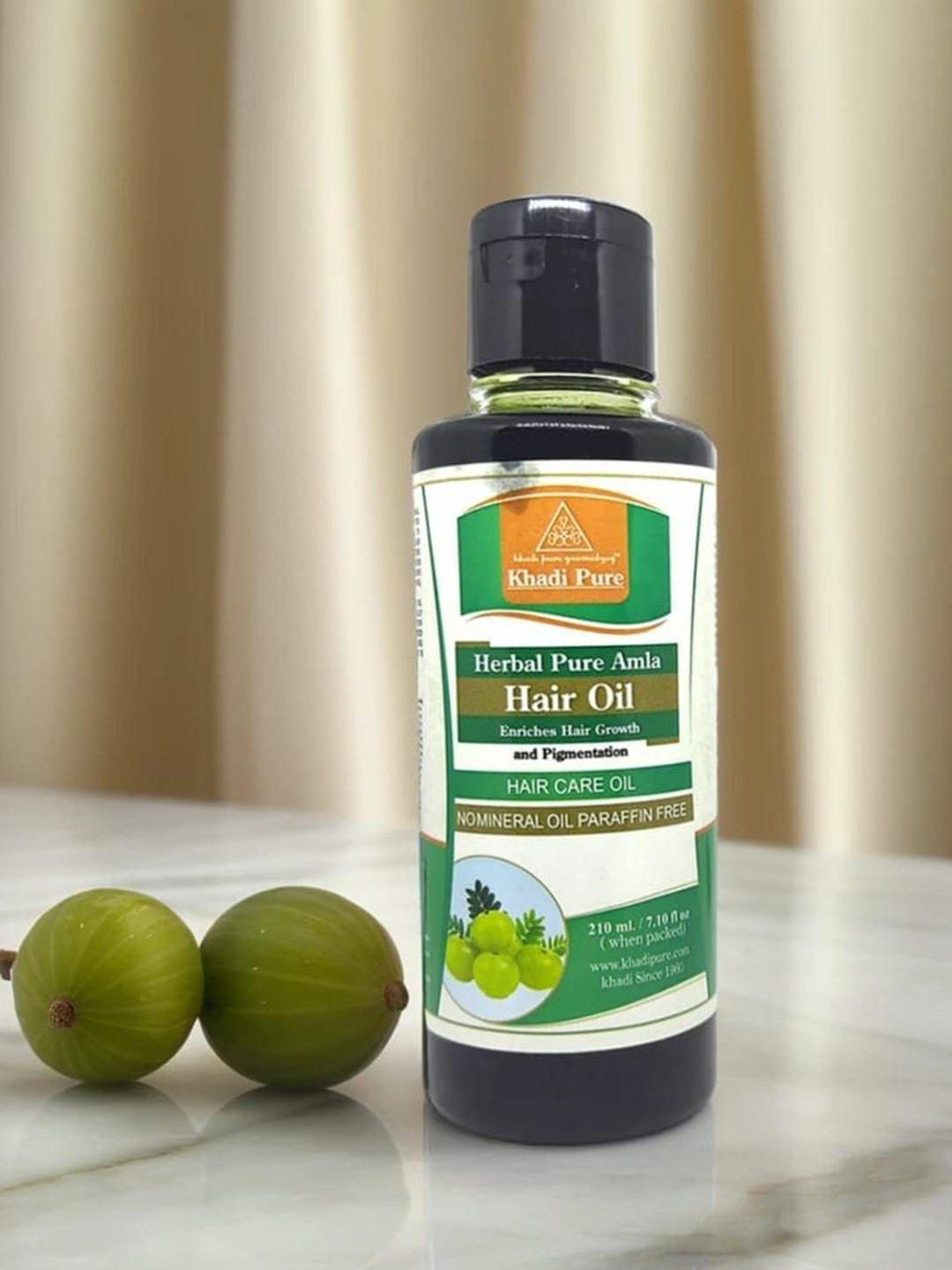 Khadi Pure Herbal Pure Amla Hair Oil- 210 ml
