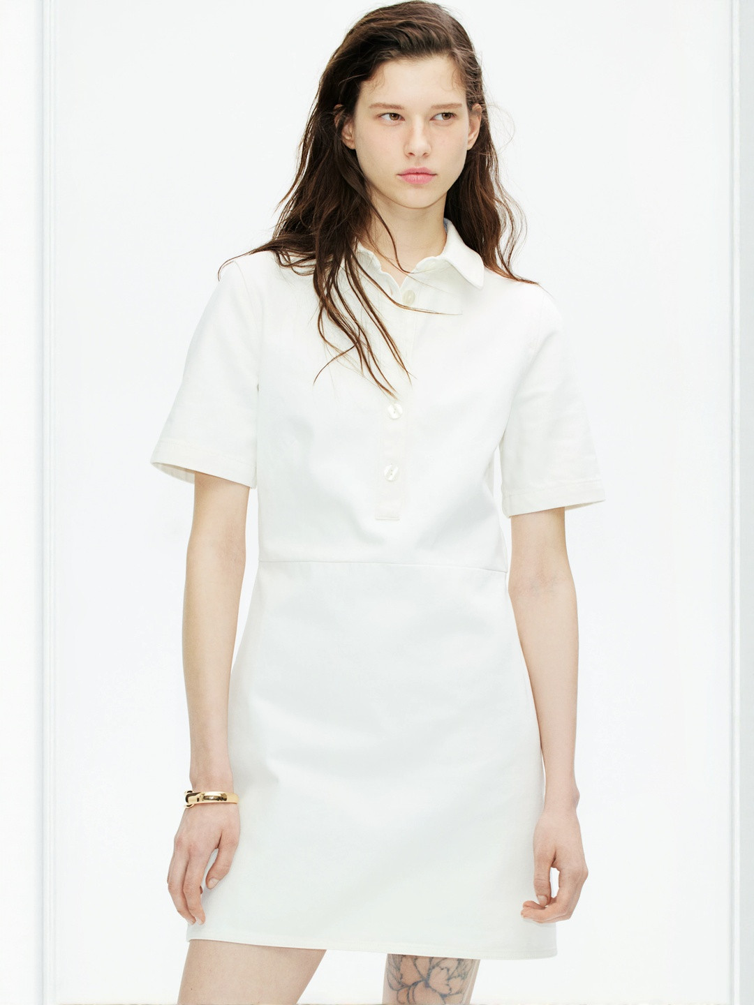 H&M Collared Denim Dress