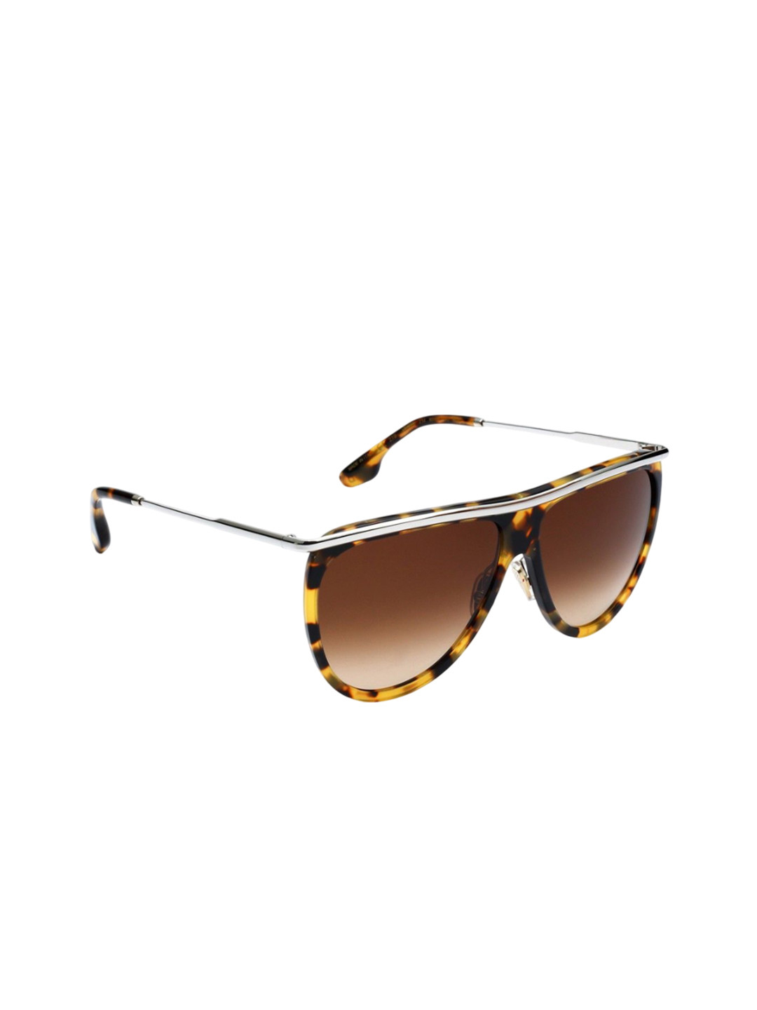 Victoria Beckham Women Rectangle Sunglasses with UV Protected Lens VB 155 214 60 S-Havana