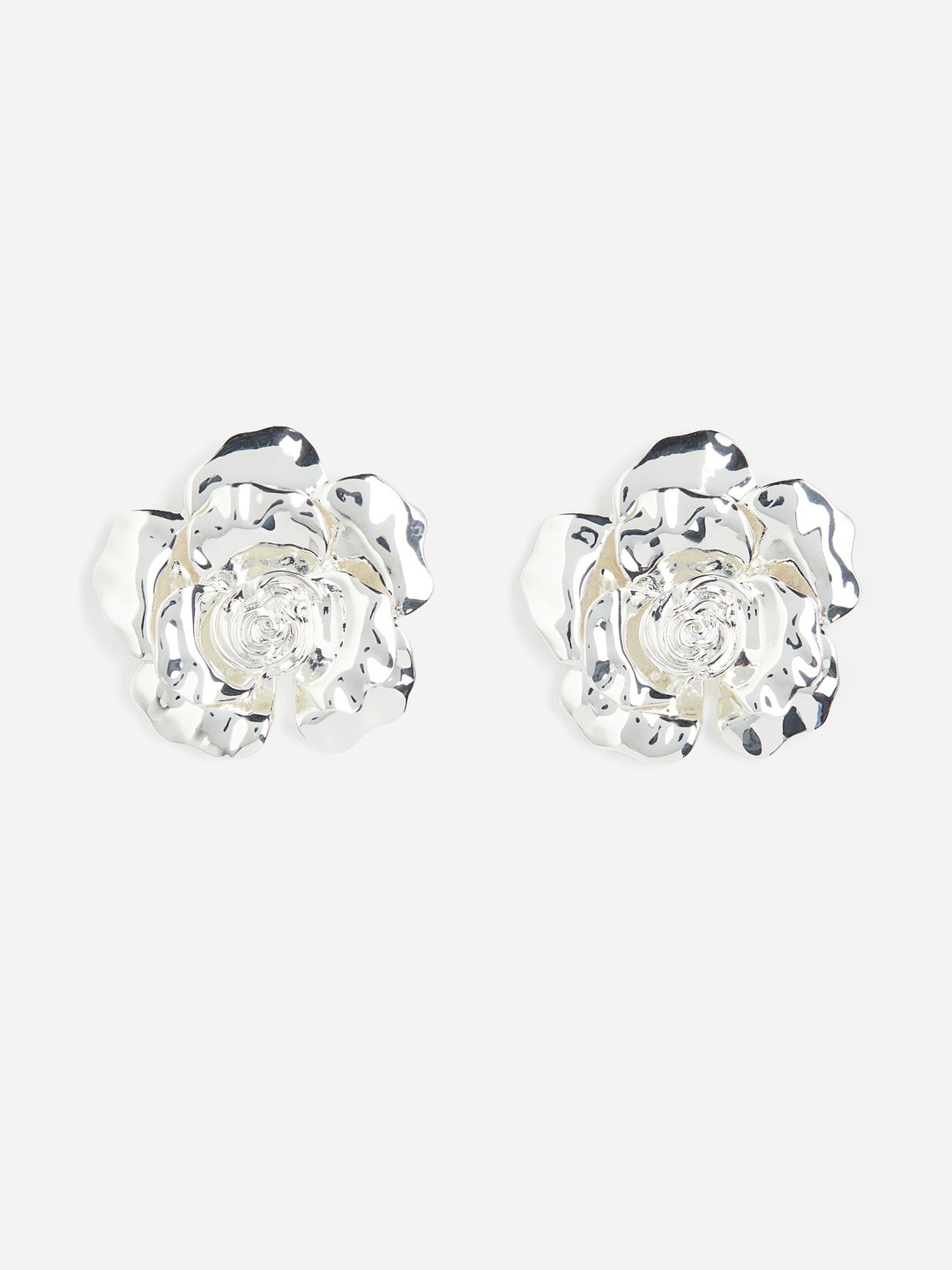 H&M Rose-Shaped Stud Earrings