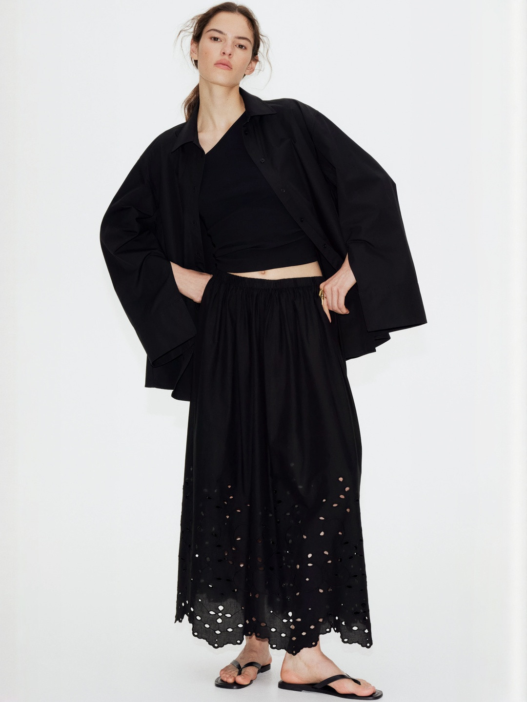 H&M Broderie Anglaise Skirt