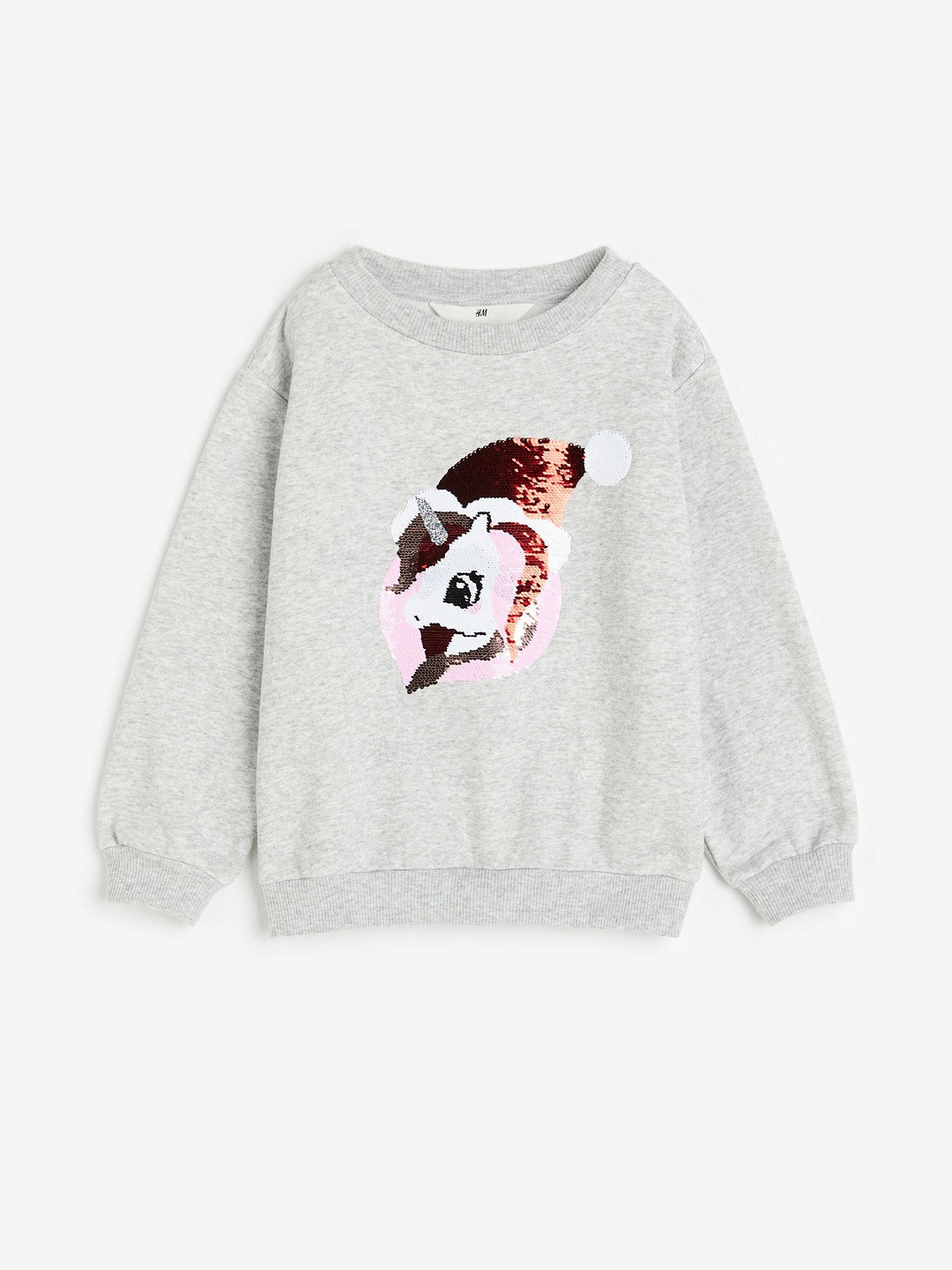 H&M Girls Reversible Sequin-Motif Sweatshirt
