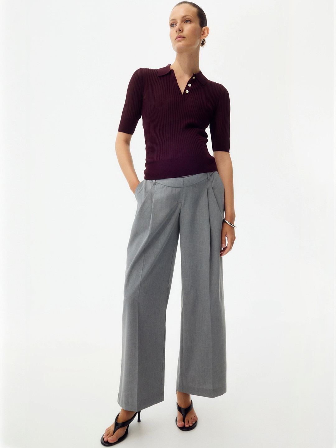 H&M MAMA Tailored Trousers