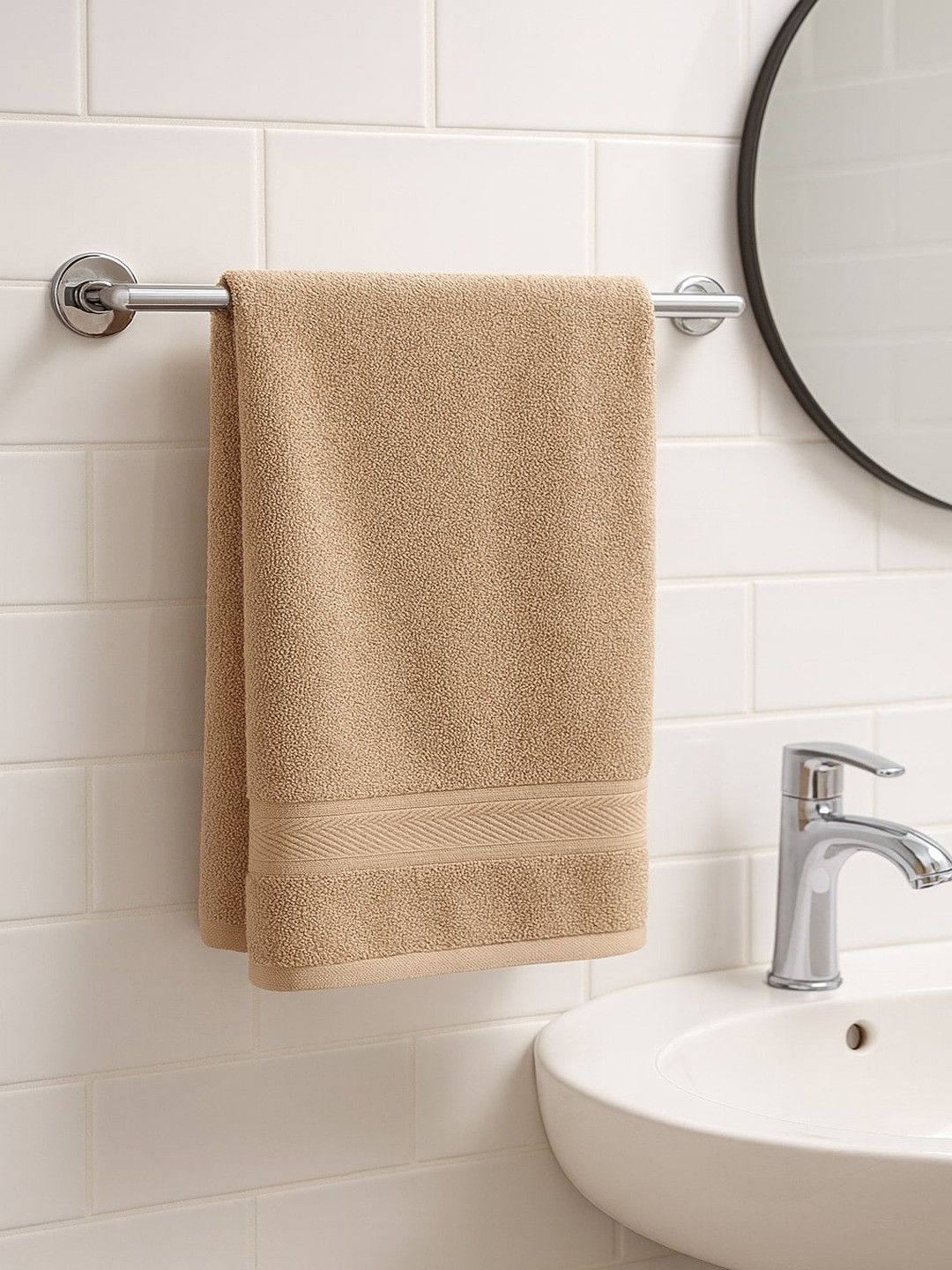 GAB Tan 1 Cotton 500 GSM Bath Towel