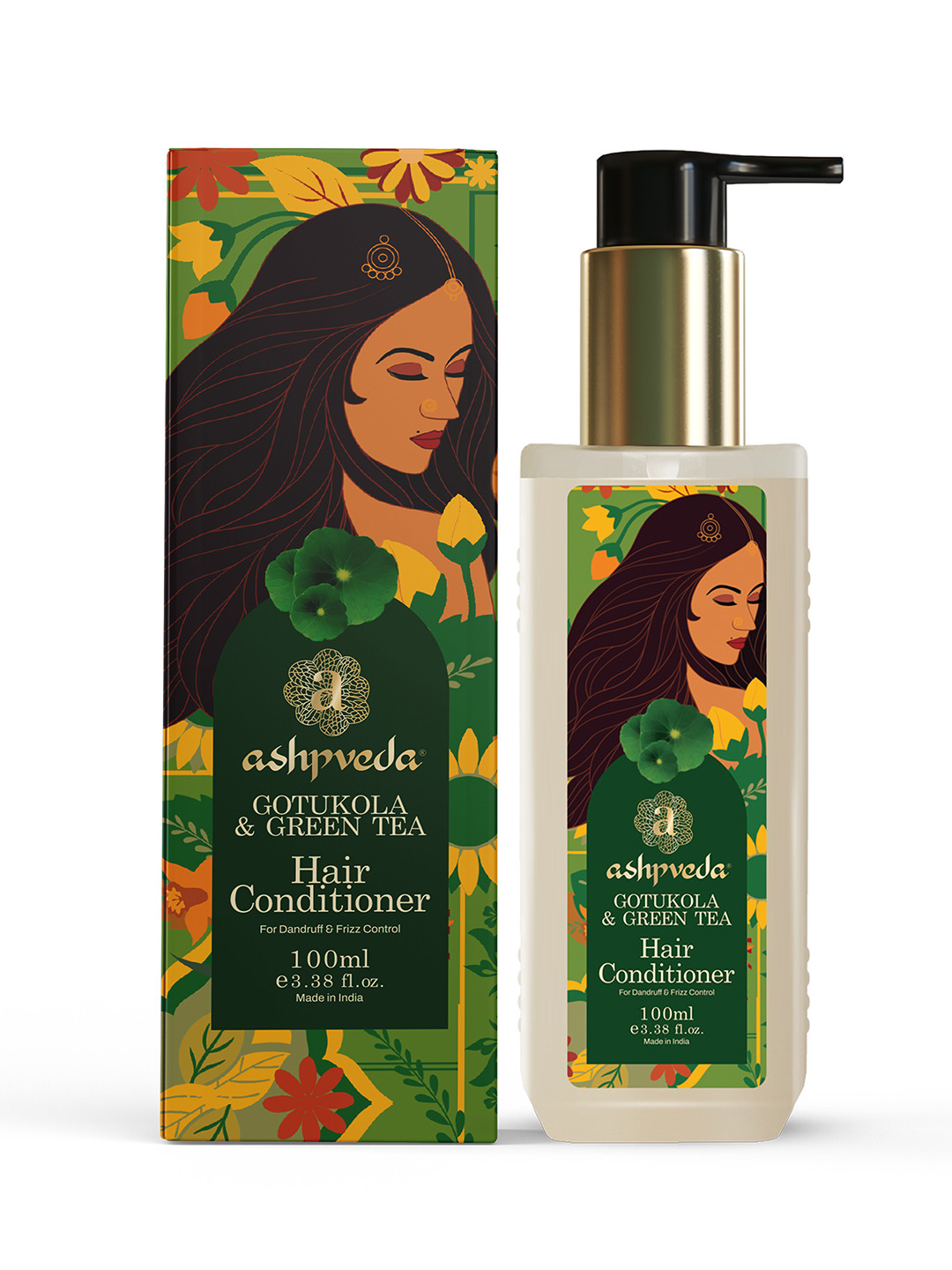 ASHPVEDA Green Tea & Gotu Kola Hair Conditioner- 100 ml