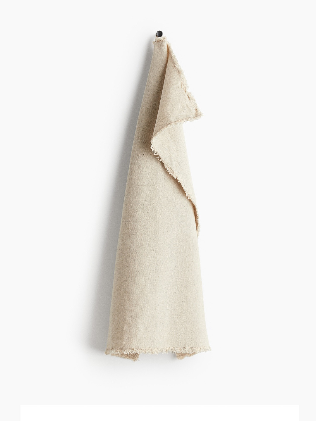 H&M Fringed Linen-Blend Tea Towel