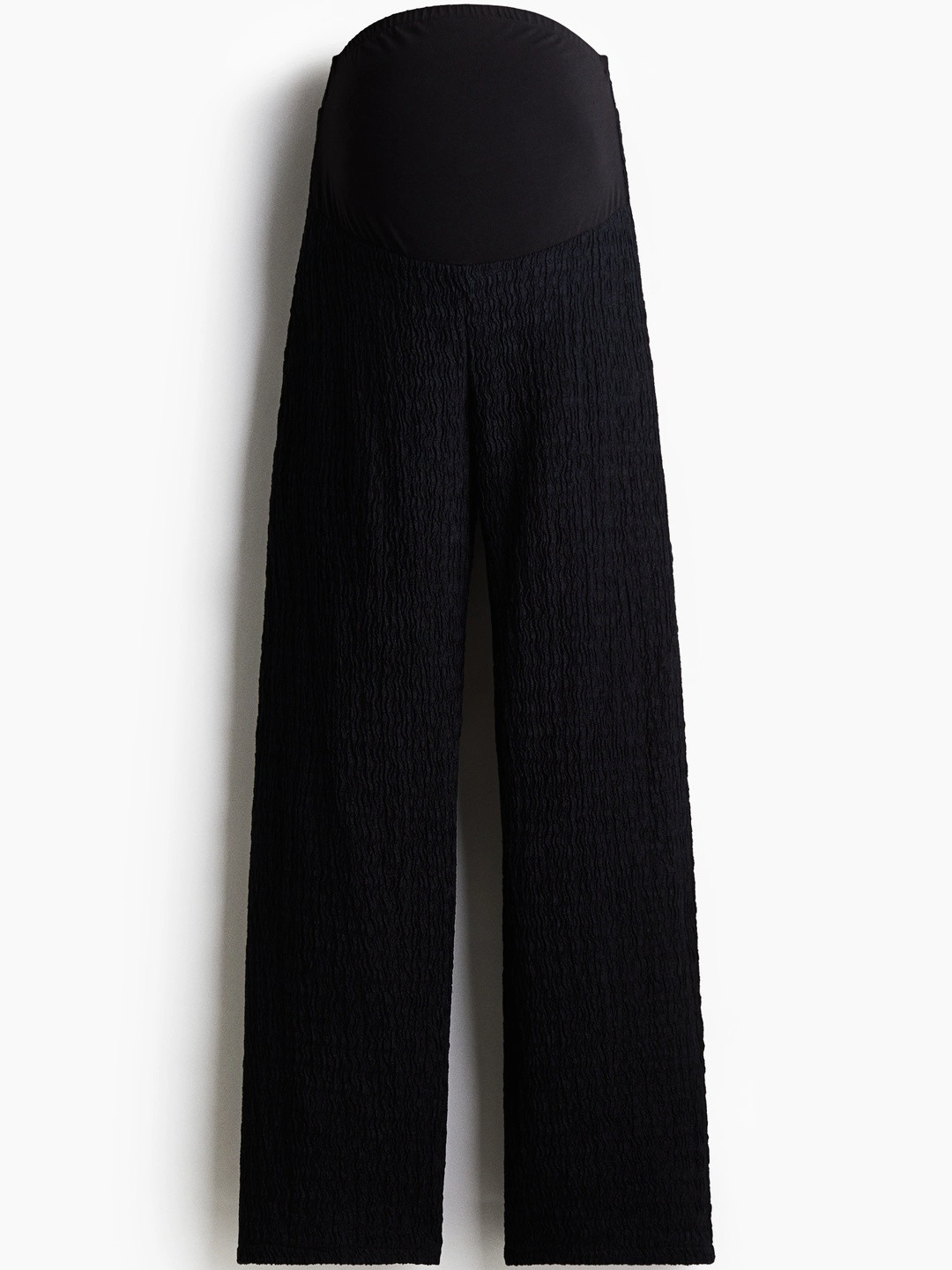 H&M MAMA Textured Jersey Trousers