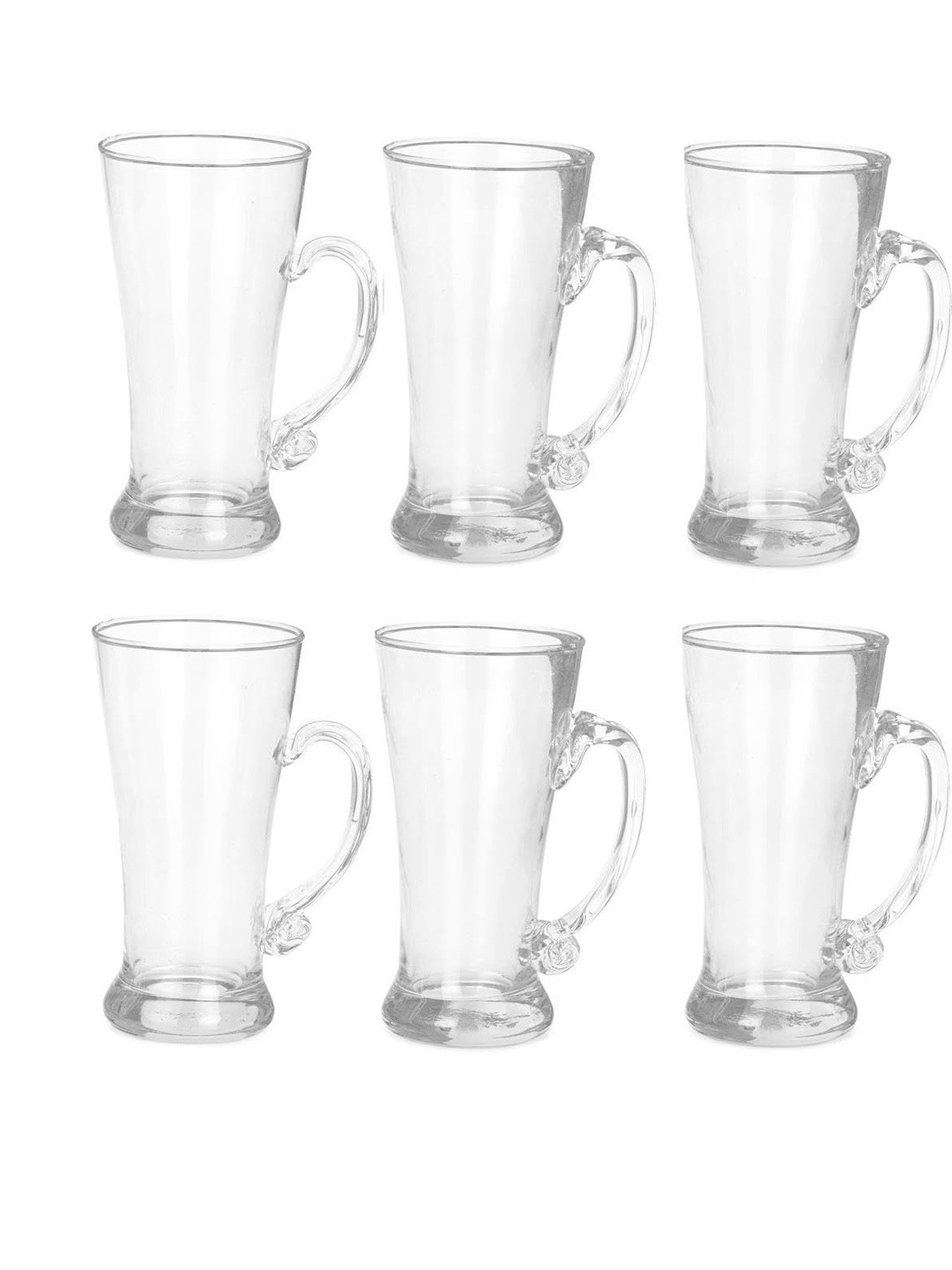 1ST TIME Transparent Set of 6 Dishwasher Safe Bar Glasses