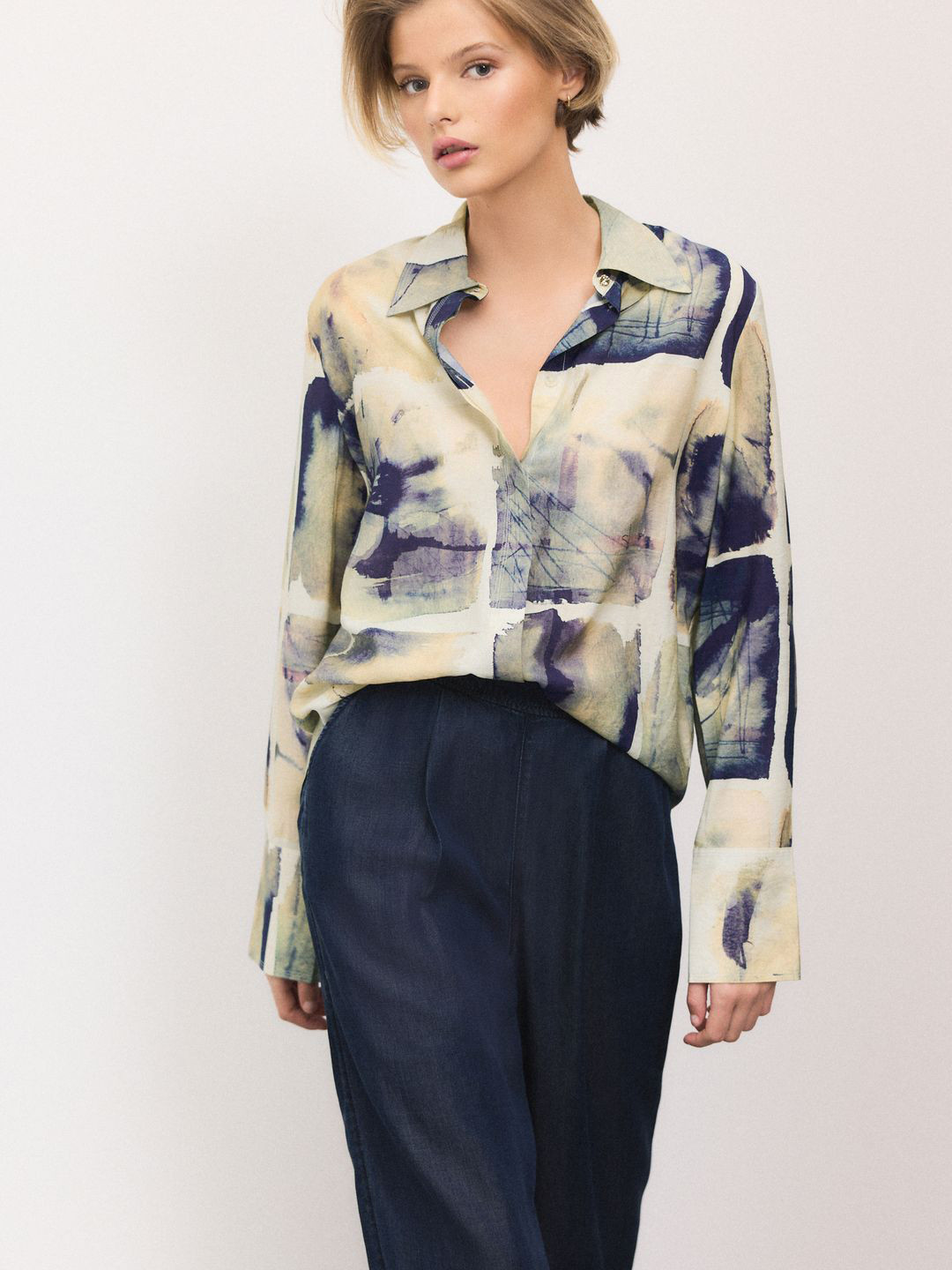 NEXT Tie  and Dye Casual Shirt