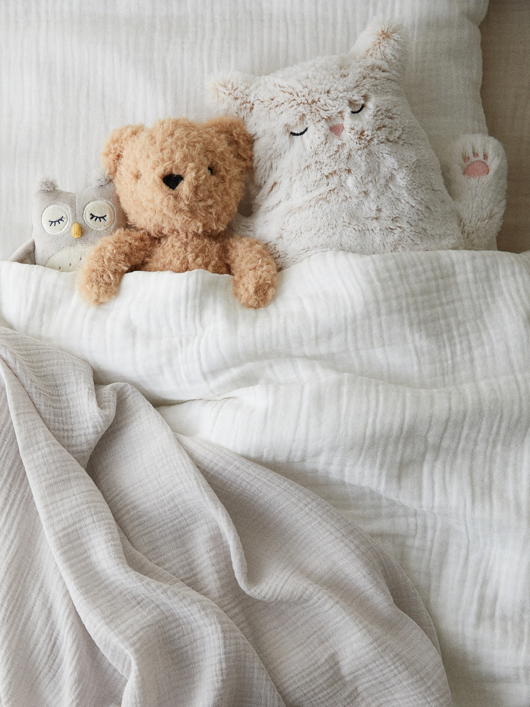 H&M Muslin Cot Duvet Cover Set