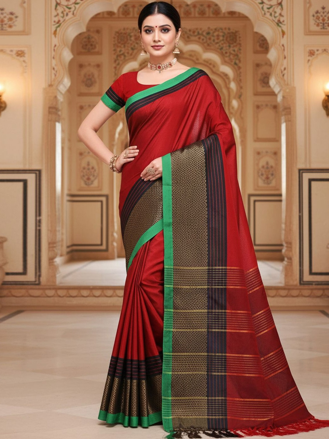 Anouk Rustic Banarasi Saree