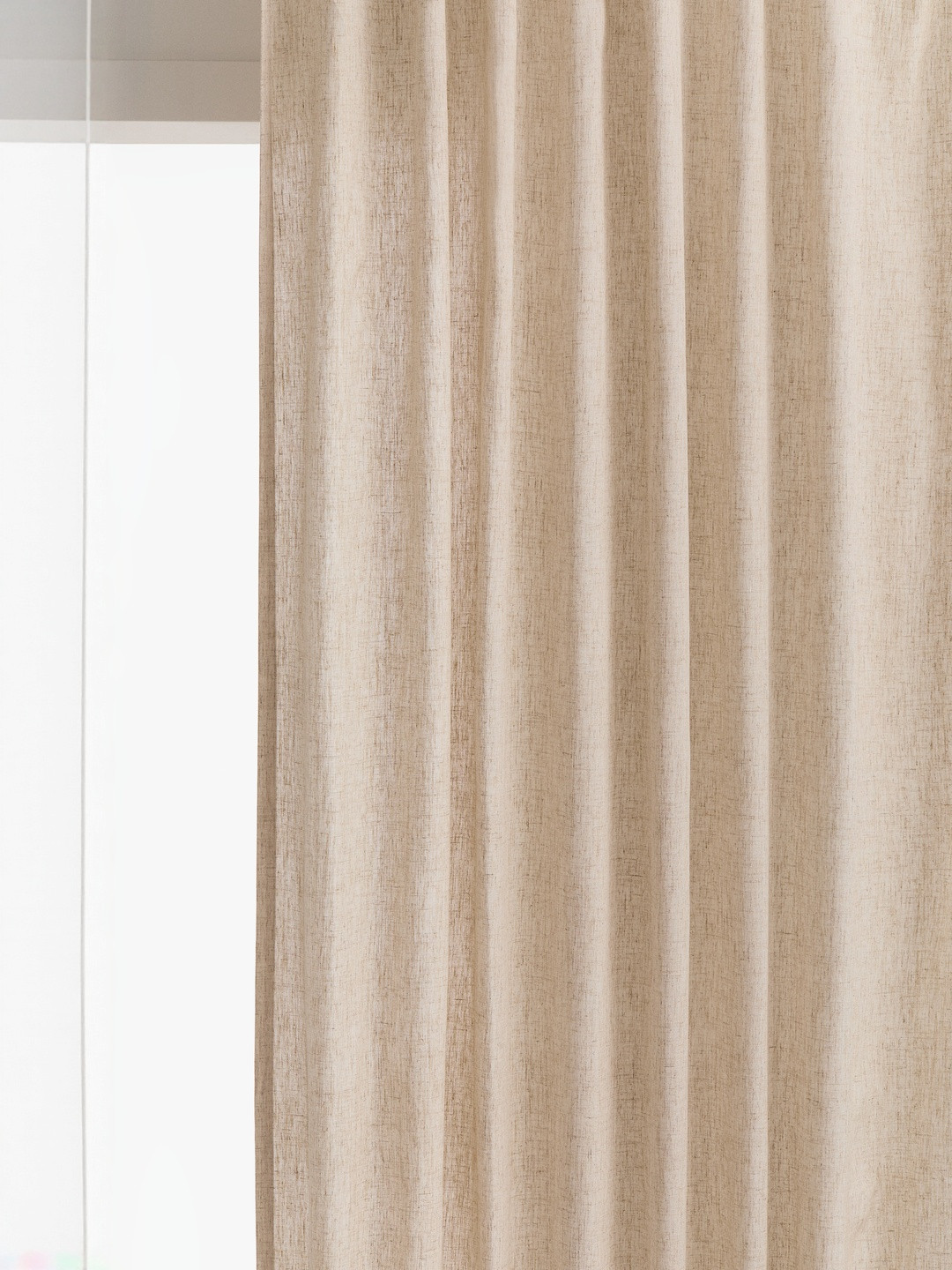H&M 2Pcs Beige Curtains