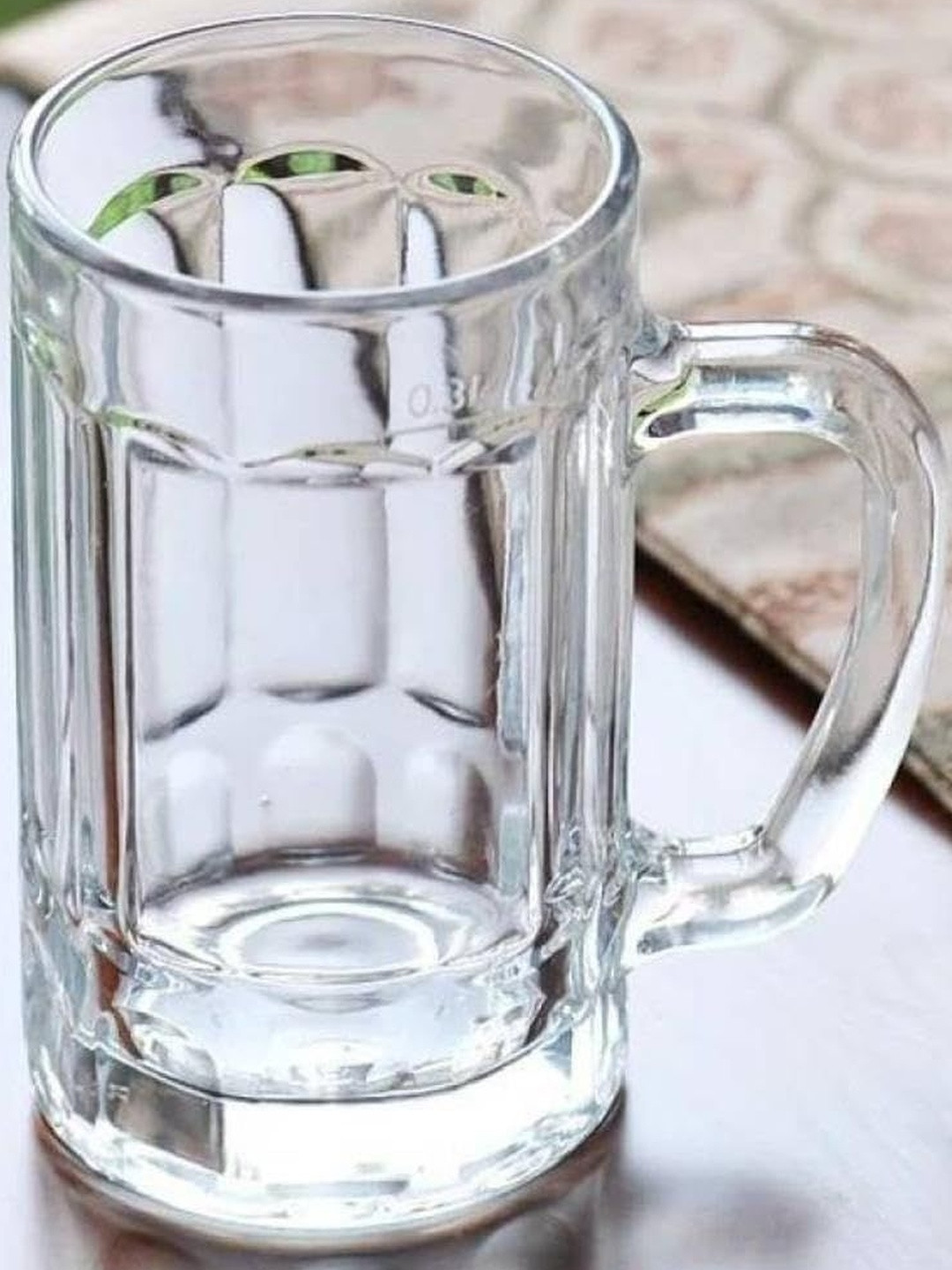 1ST TIME Transparent Dishwasher Safe Beer Glass 400ml