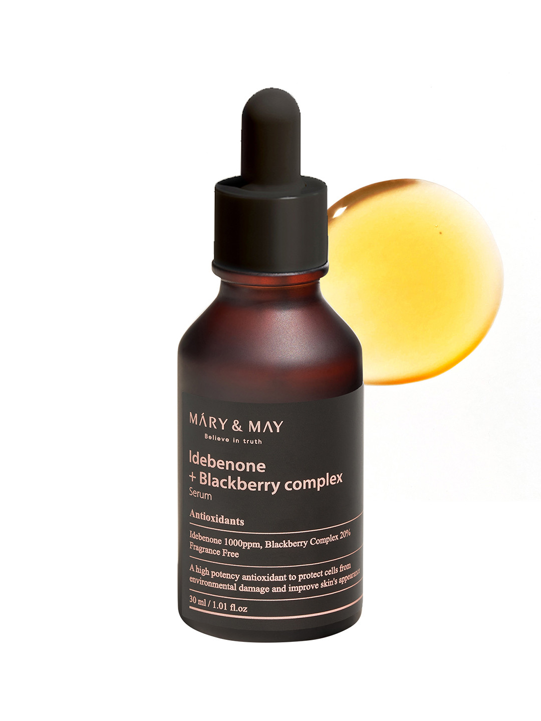 MARY & MAY Idebenone+Blackberry Complex Face Serum - 30 ml