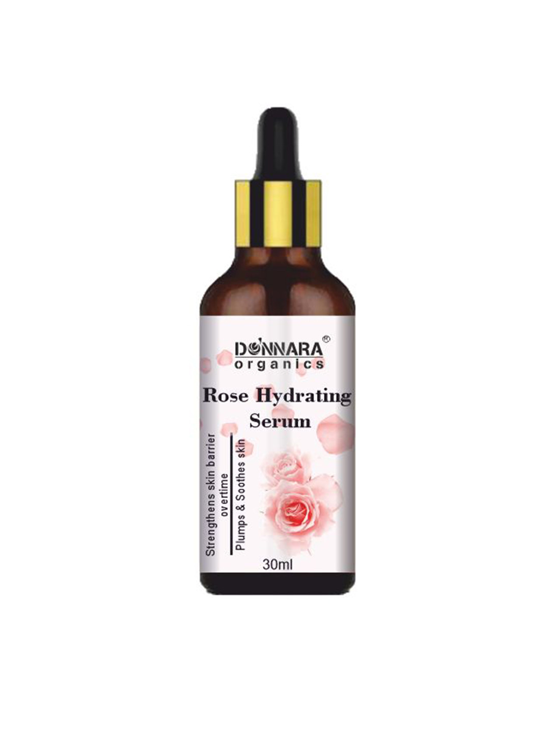 Donnara Organics Rose Hydrating Face Serum With Natural Rose Extract - 30 ml