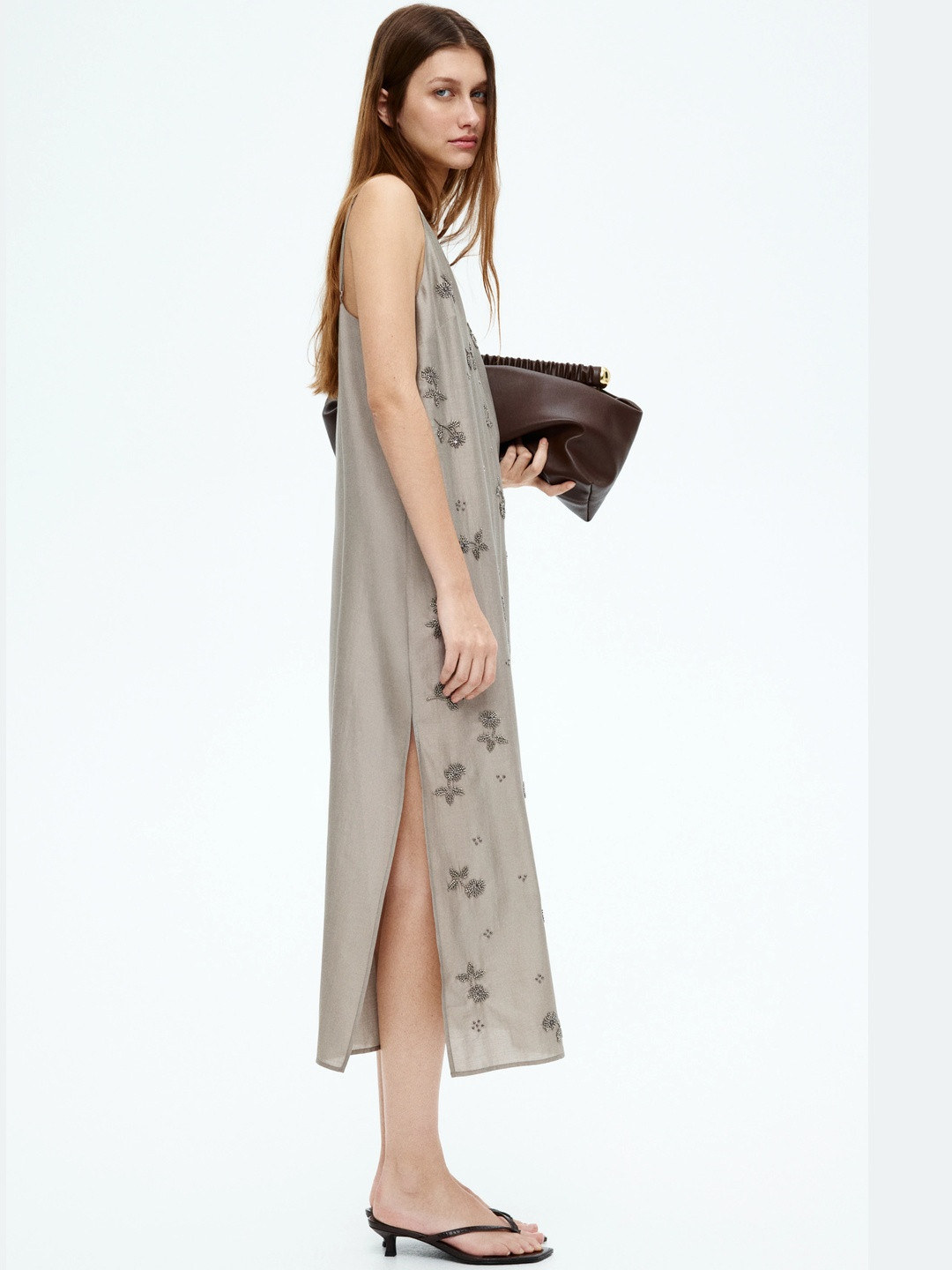 H&M Bead-Embellished Dress