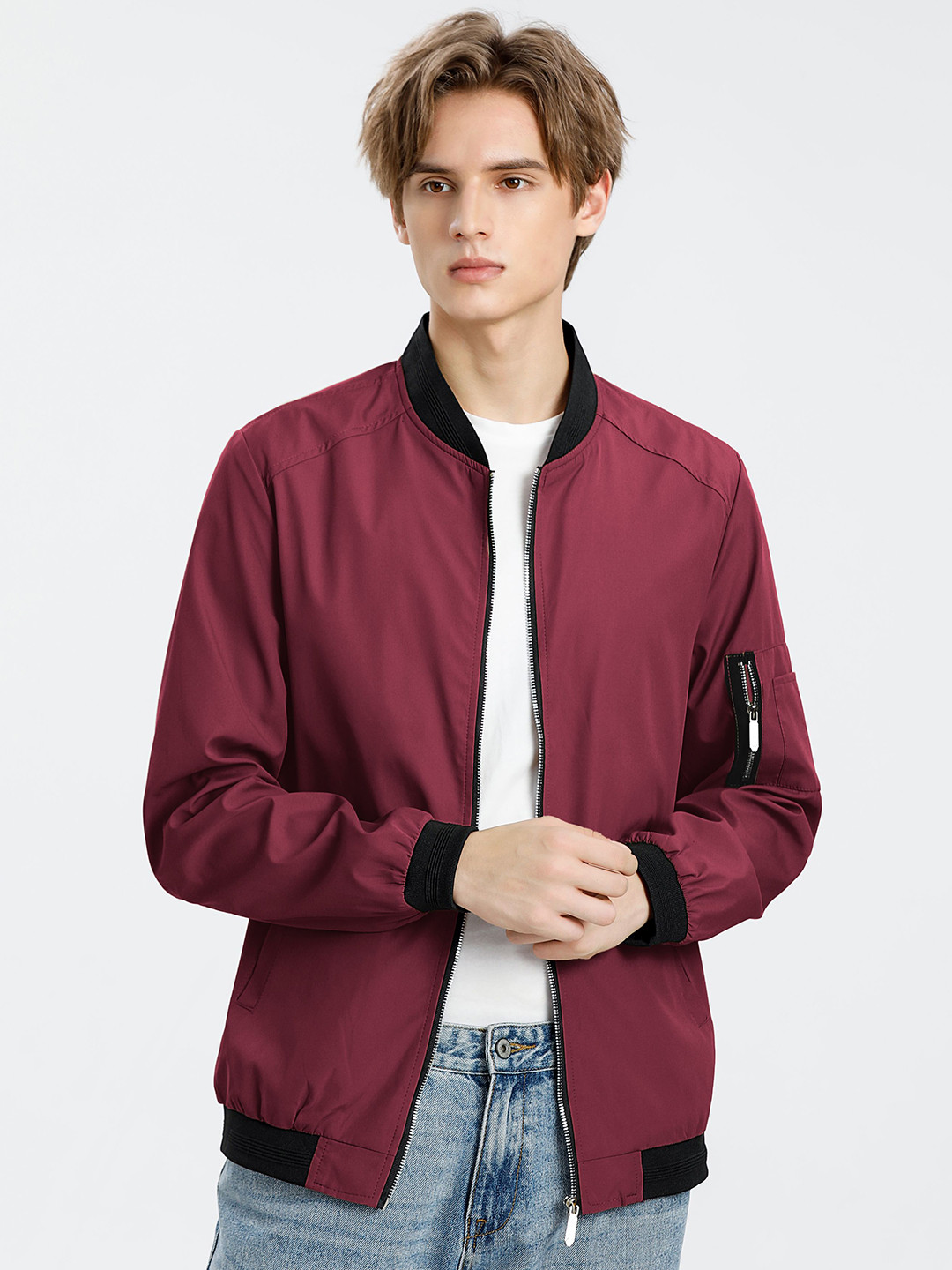 StyleCast x Revolte Men Long Sleeve Lightweight Tailored Jacket