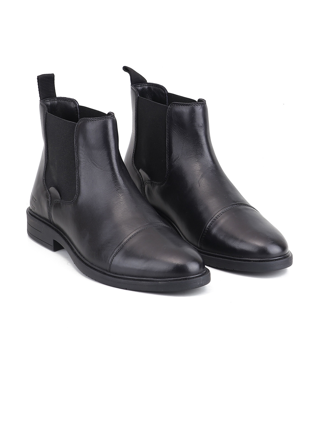 Red Chief Leather Block-Heeled Chelsea Boots