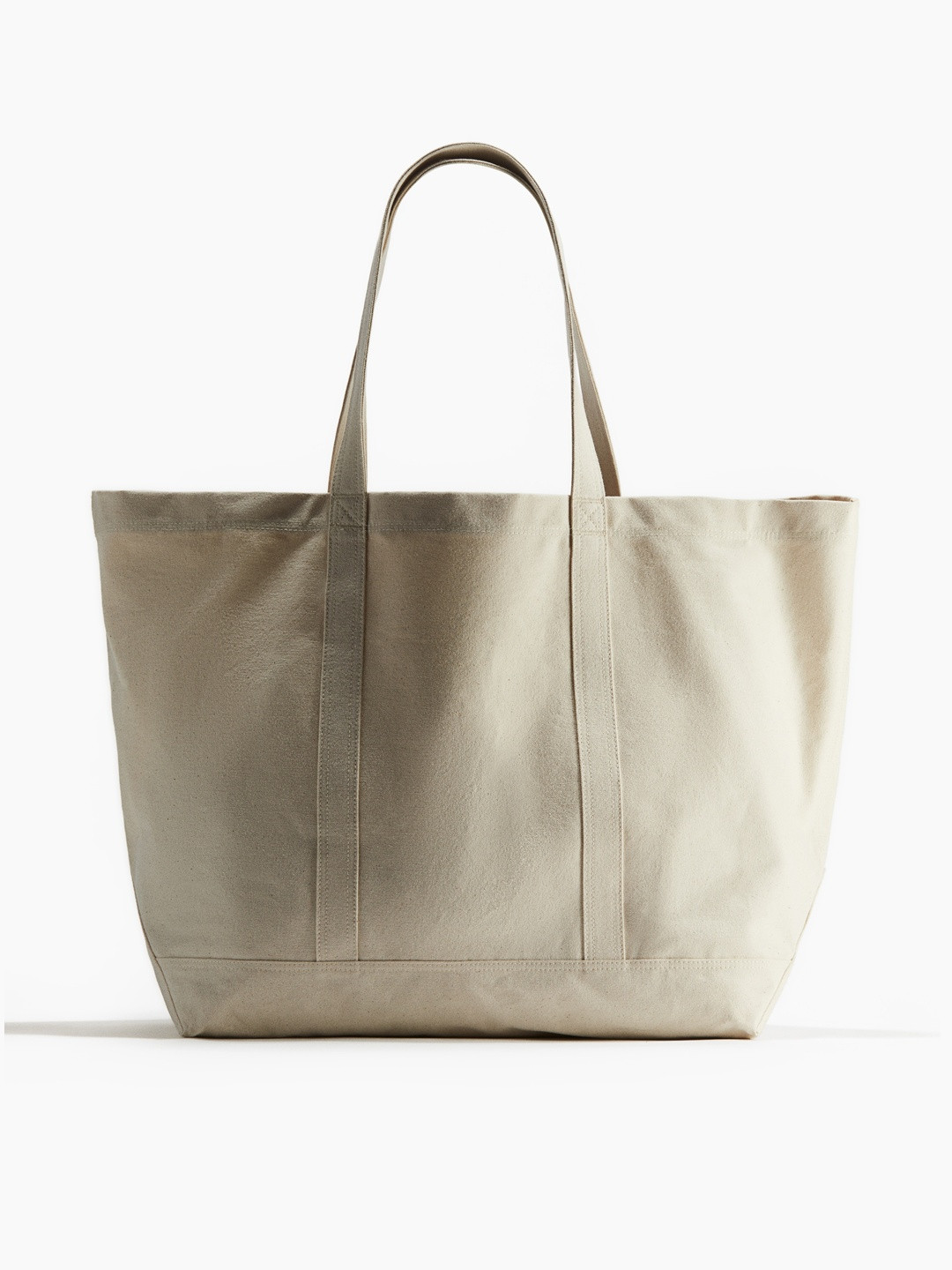 H&M Cotton Canvas Beach Bag
