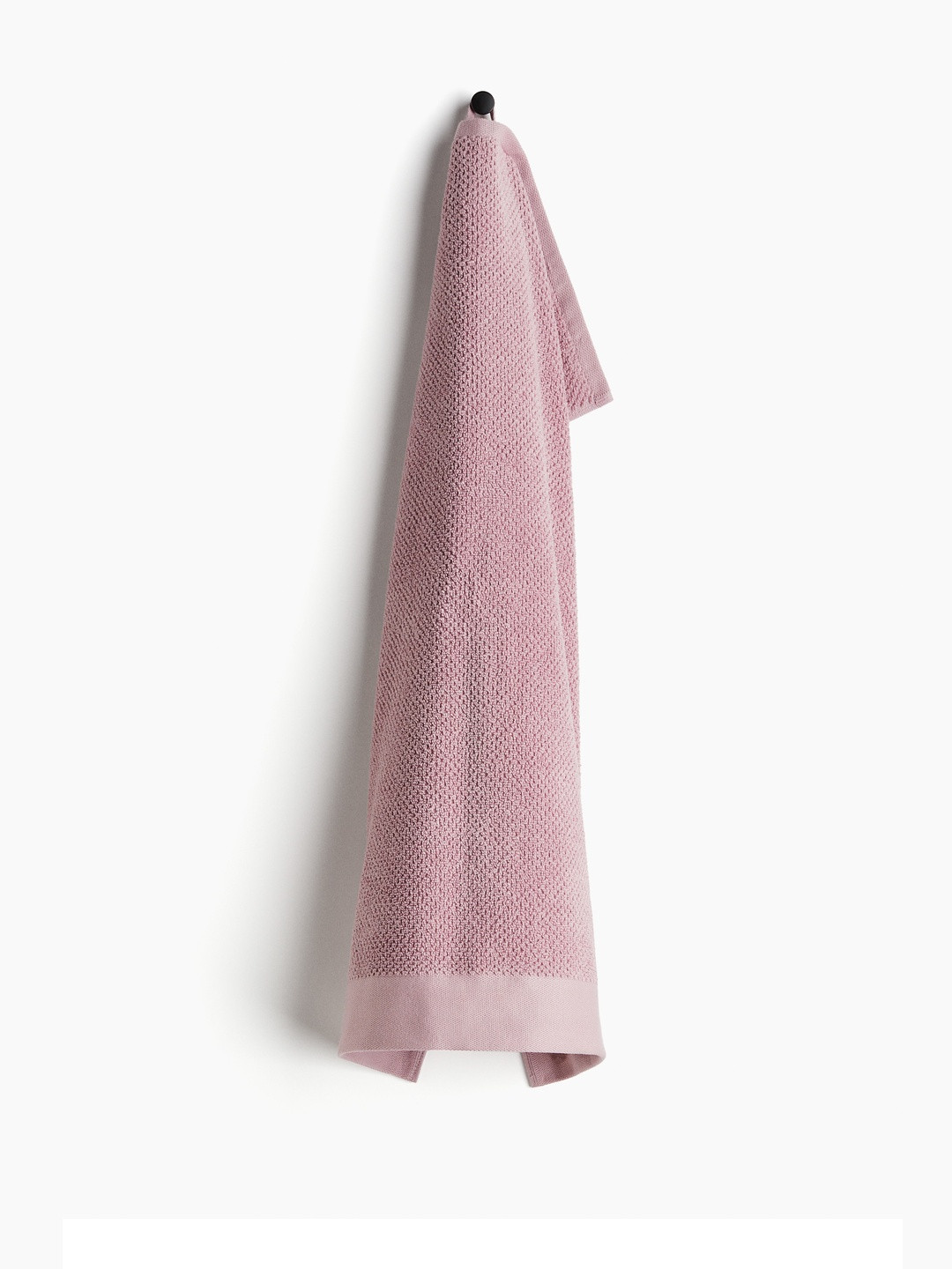 H&M Pink Pure Cotton Terry Hand Towel