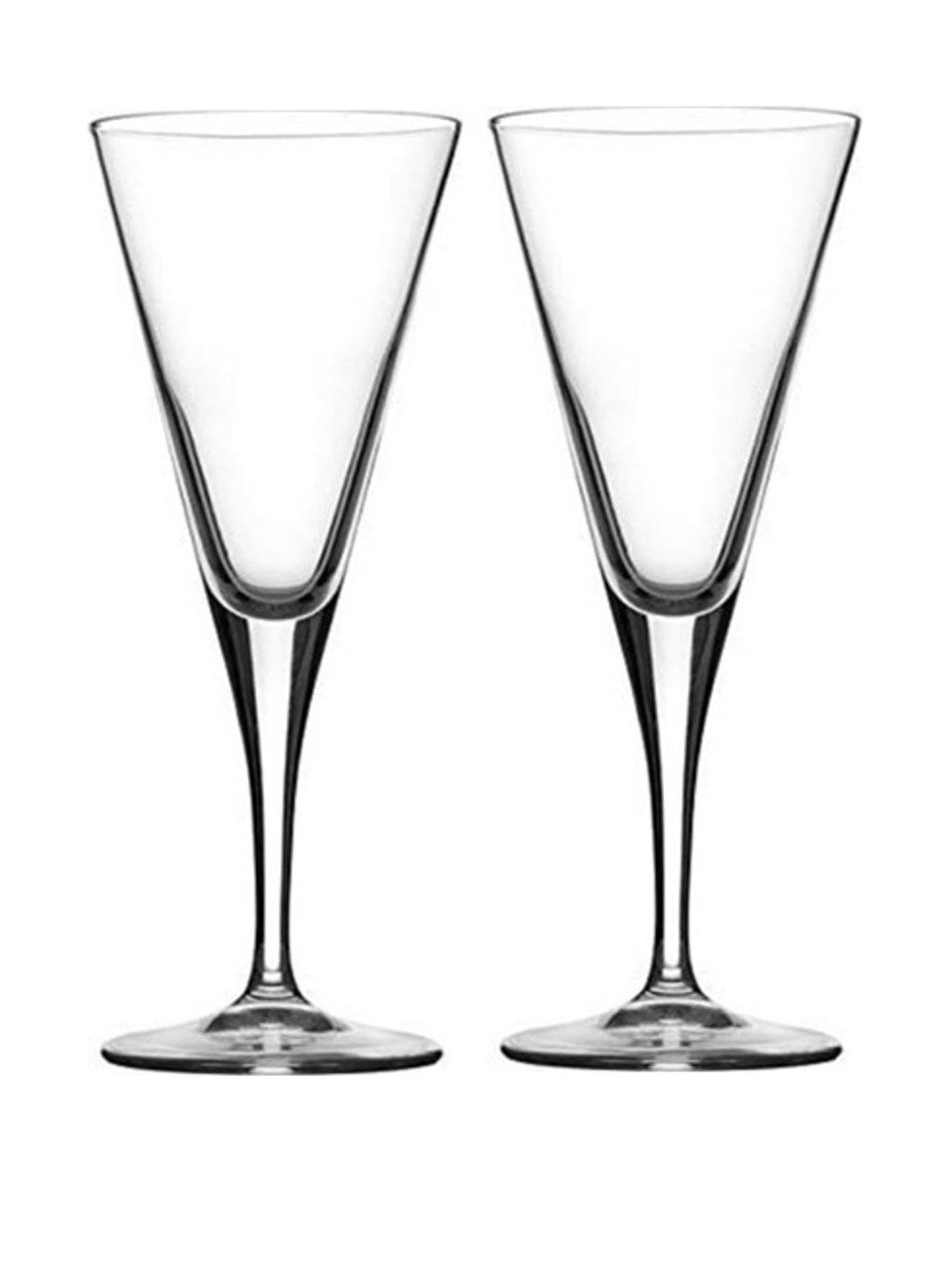 1ST TIME Transparent 2 Pieces Dishwasher Safe Wine Bar Glasses- 150 ml