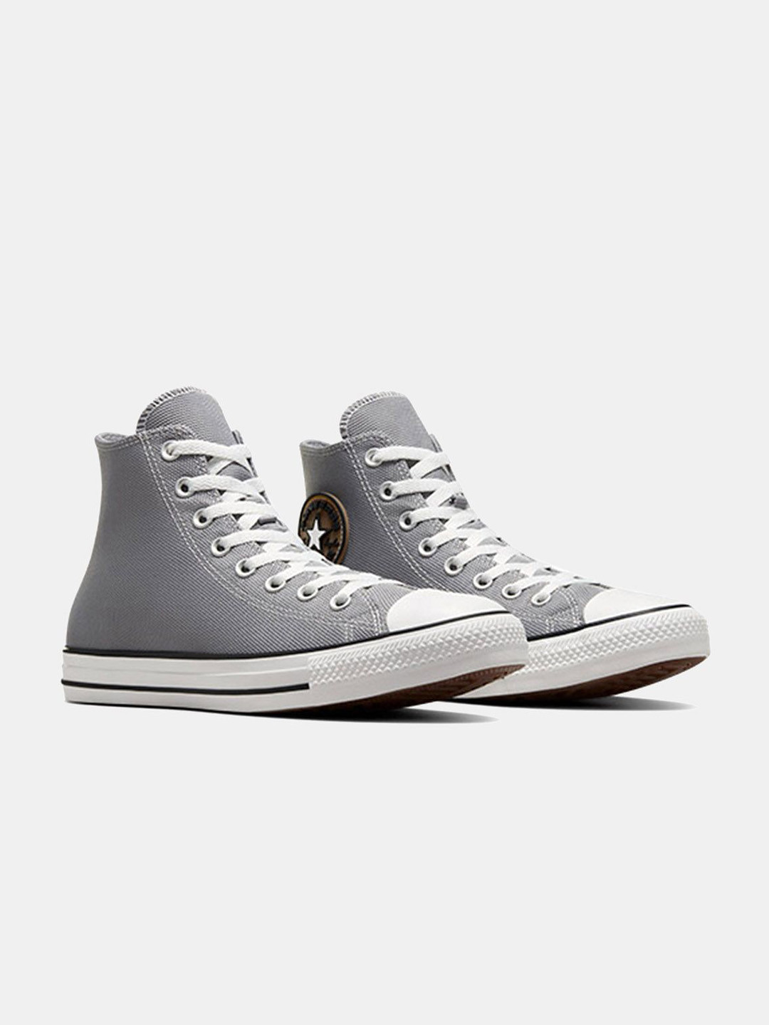 Converse Unisex Chuck Taylor All Star Lift Platform Crinkled Leather Mid Top Sneaker