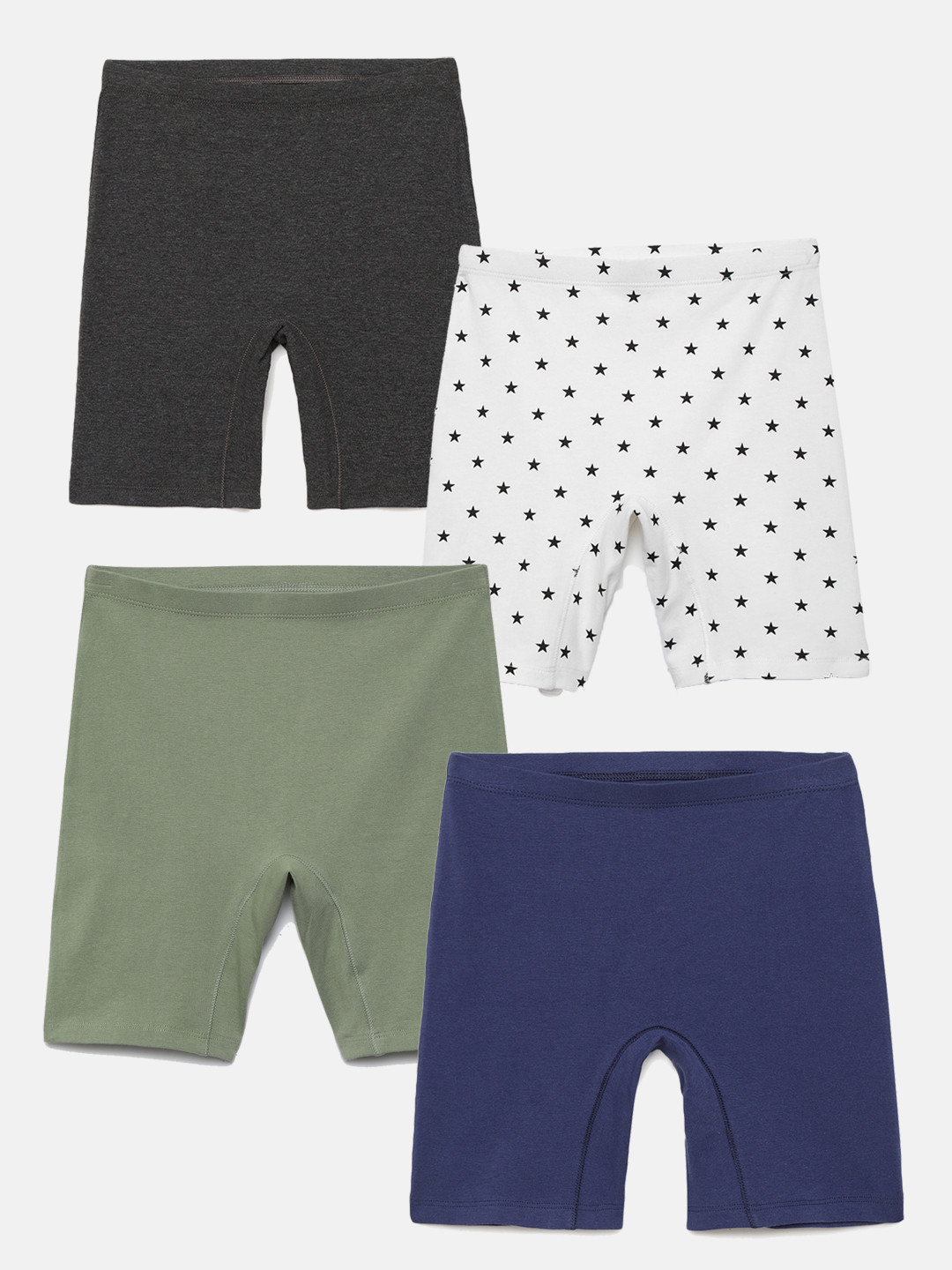 mackly Girls Pack Of 4 Cycling Inner Shorts
