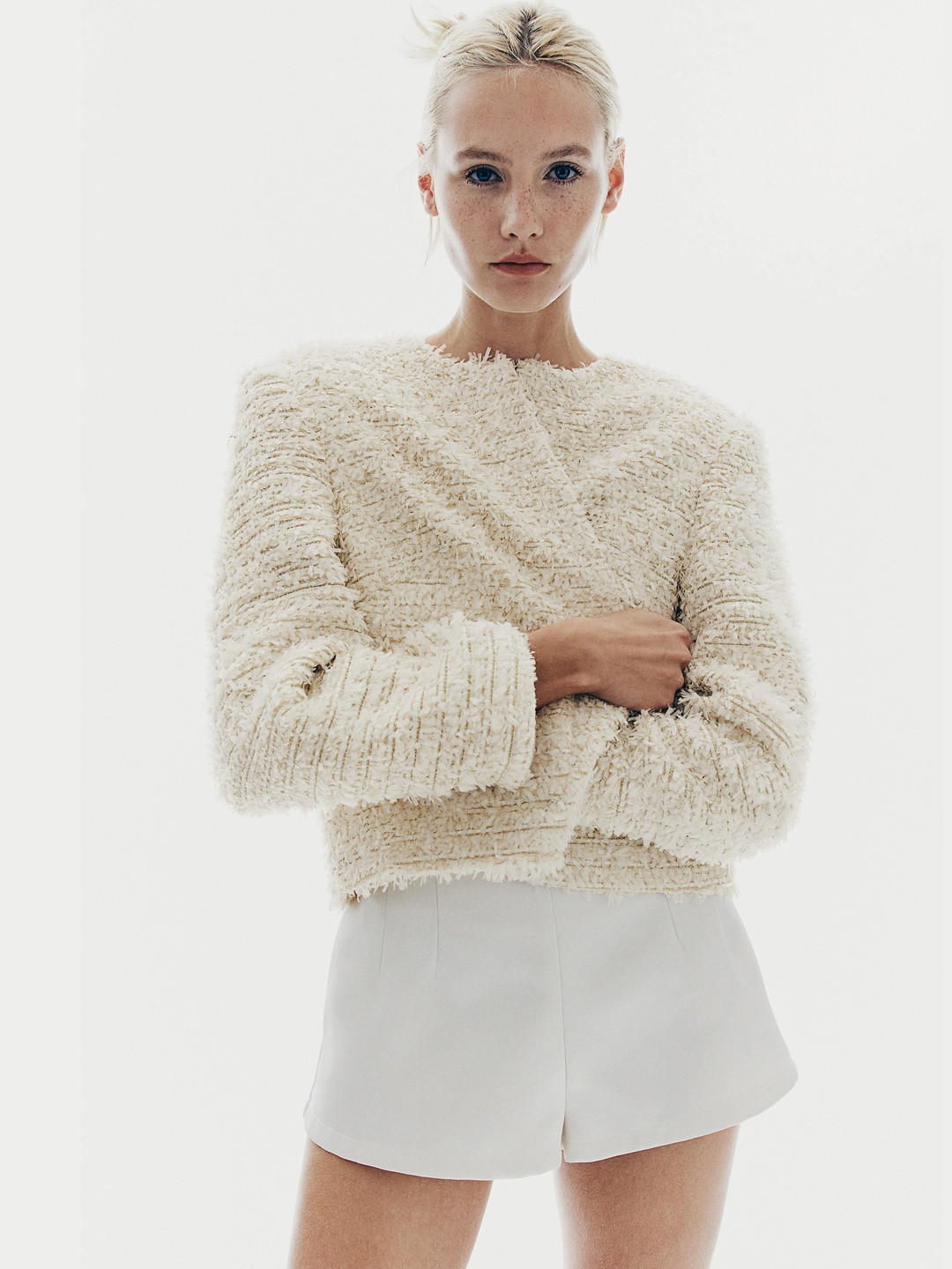 H&M Textured-Weave Jacket