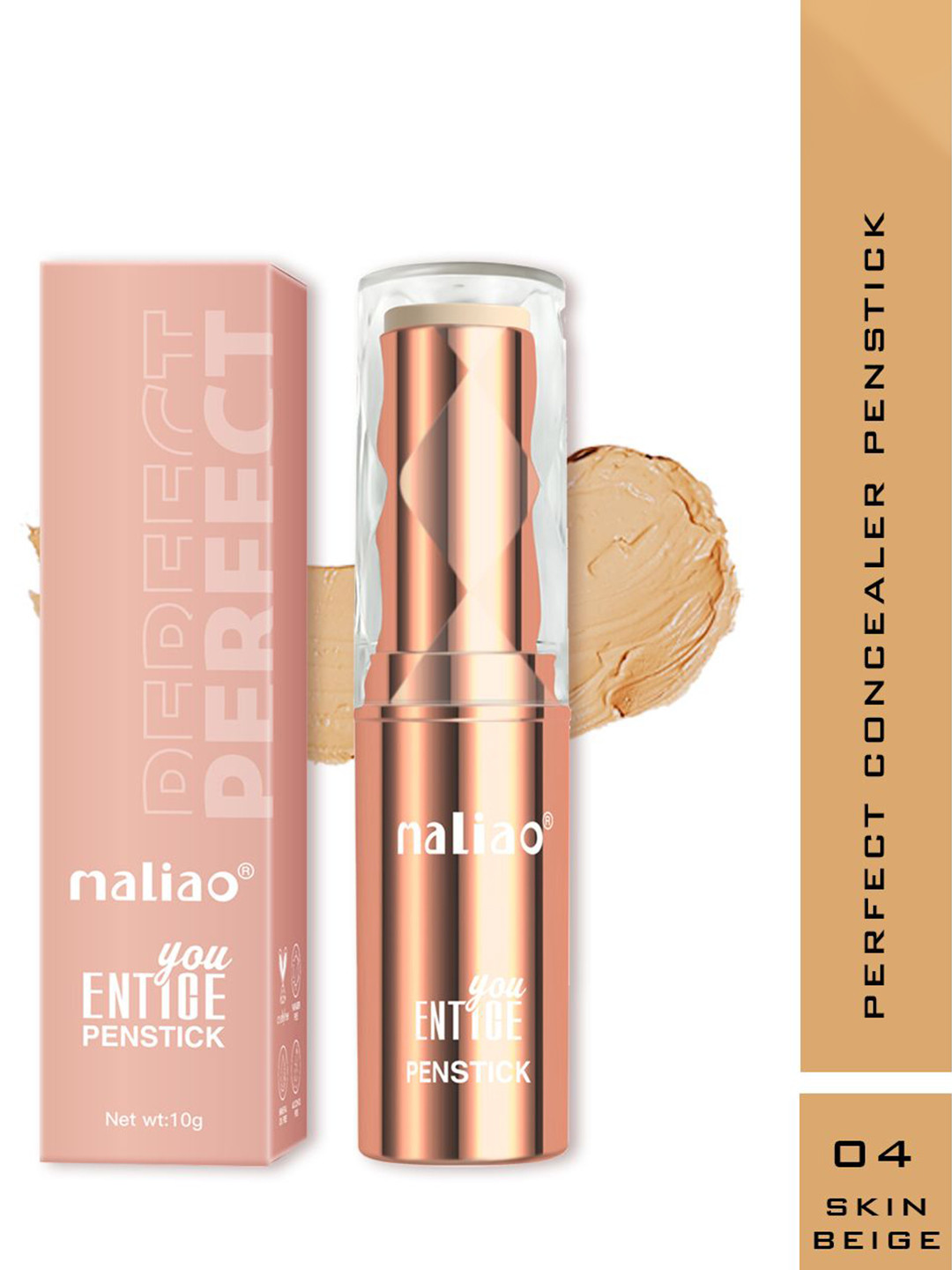 Maliao Full Coverage You Entice Penstick Contour- 10 g - Skin Beige - 04
