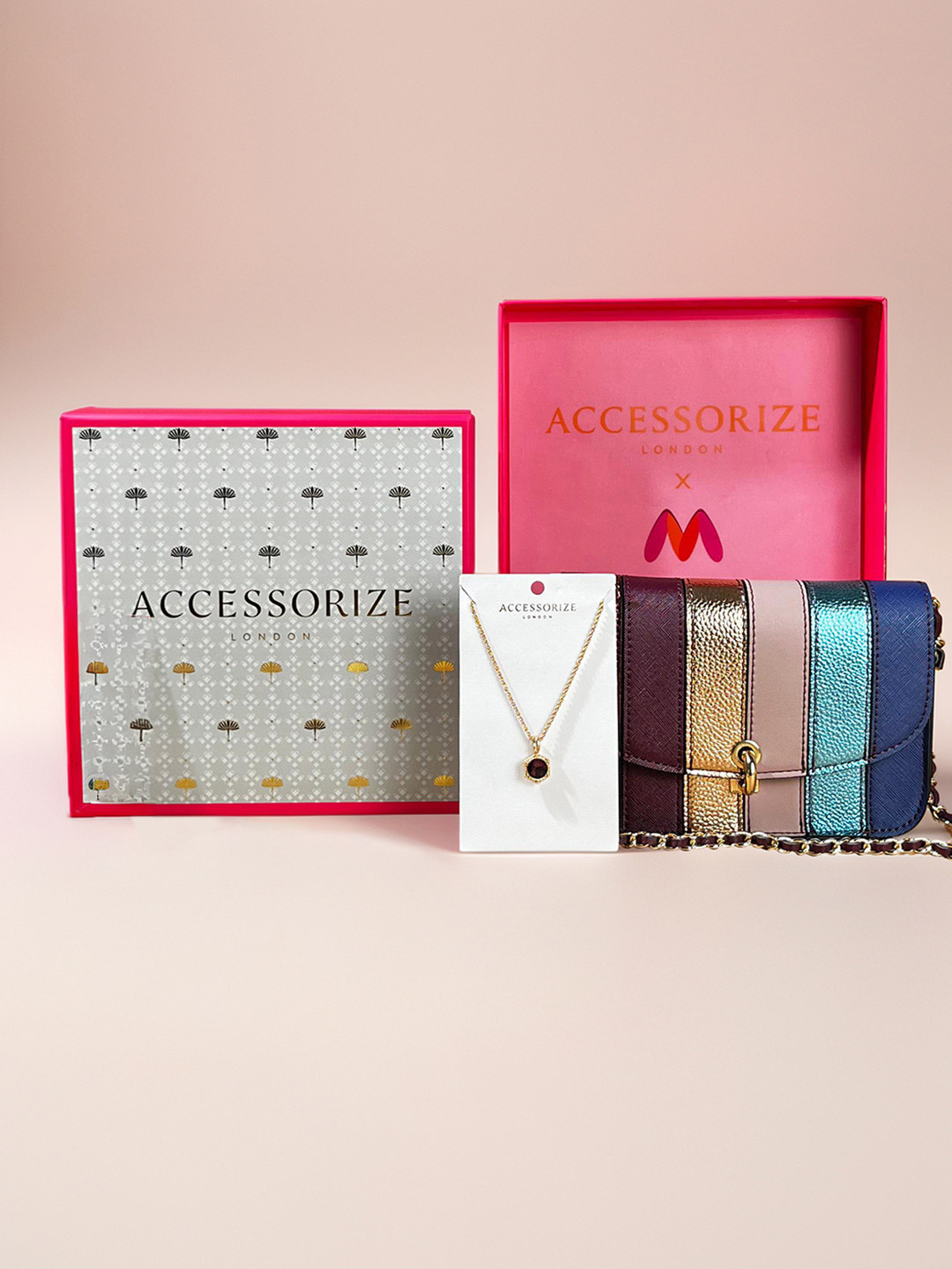 Accessorize Women Sling Bag With Pendant With Chain