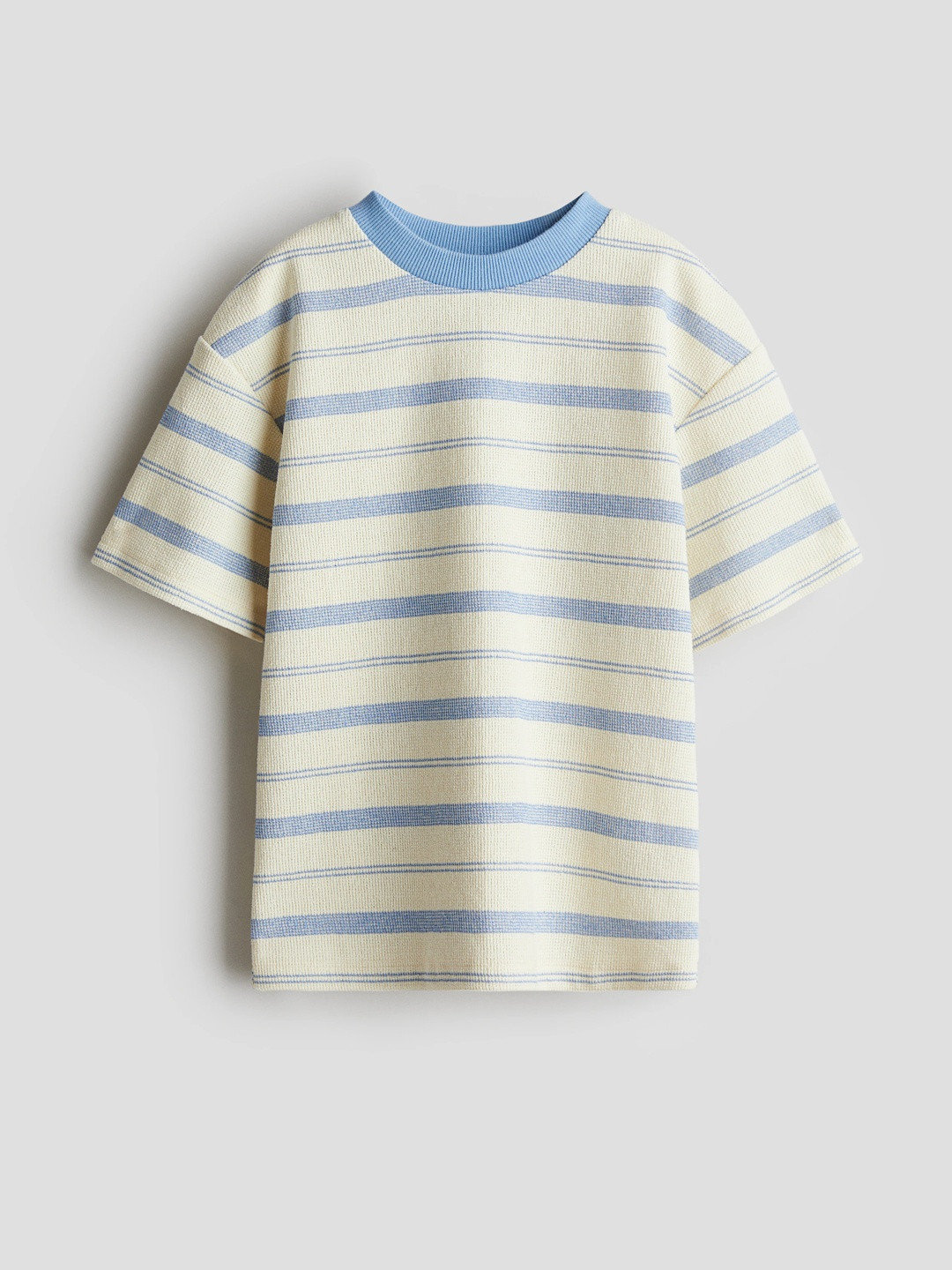 H&M Loose-Fit Jacquard T-Shirt