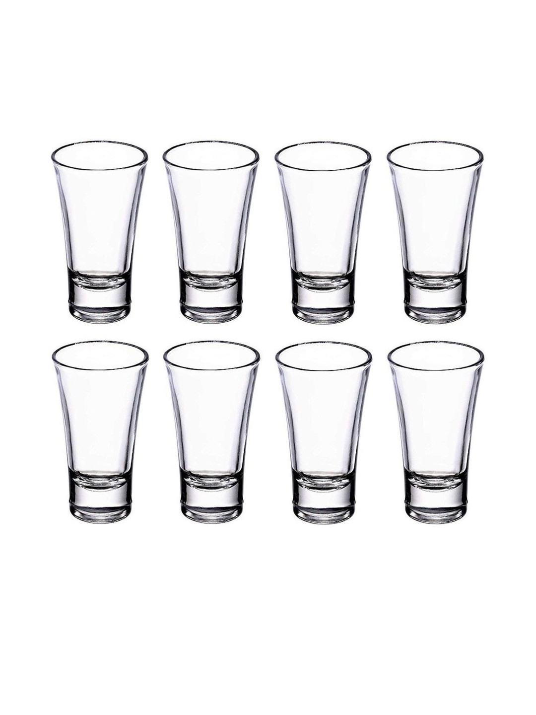 1ST TIME Transparent Set of 8 Shot Bar Glasses