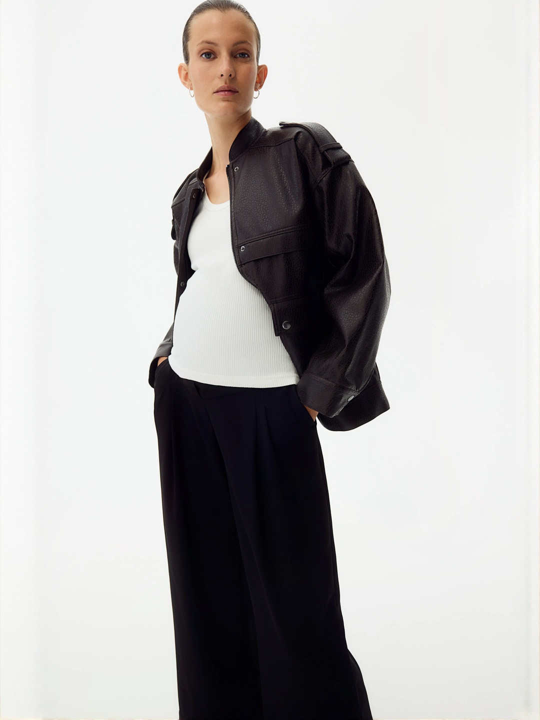 H&M MAMA Tailored Trousers