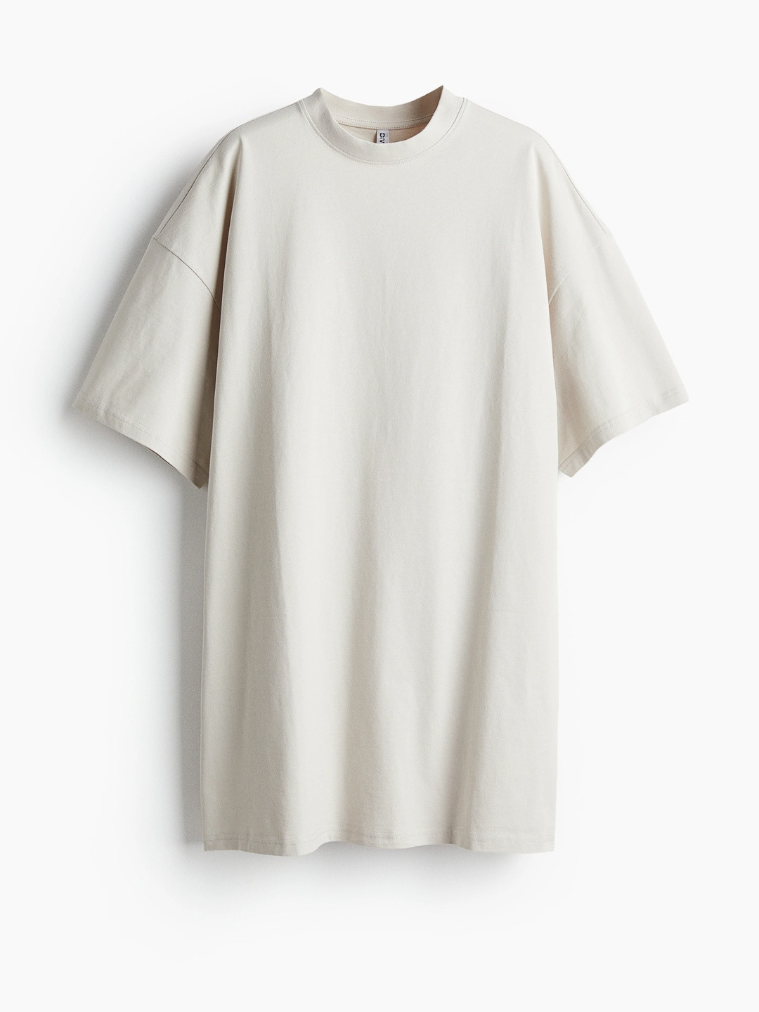 H&M Women Pure Cotton Oversized T-shirt Dress