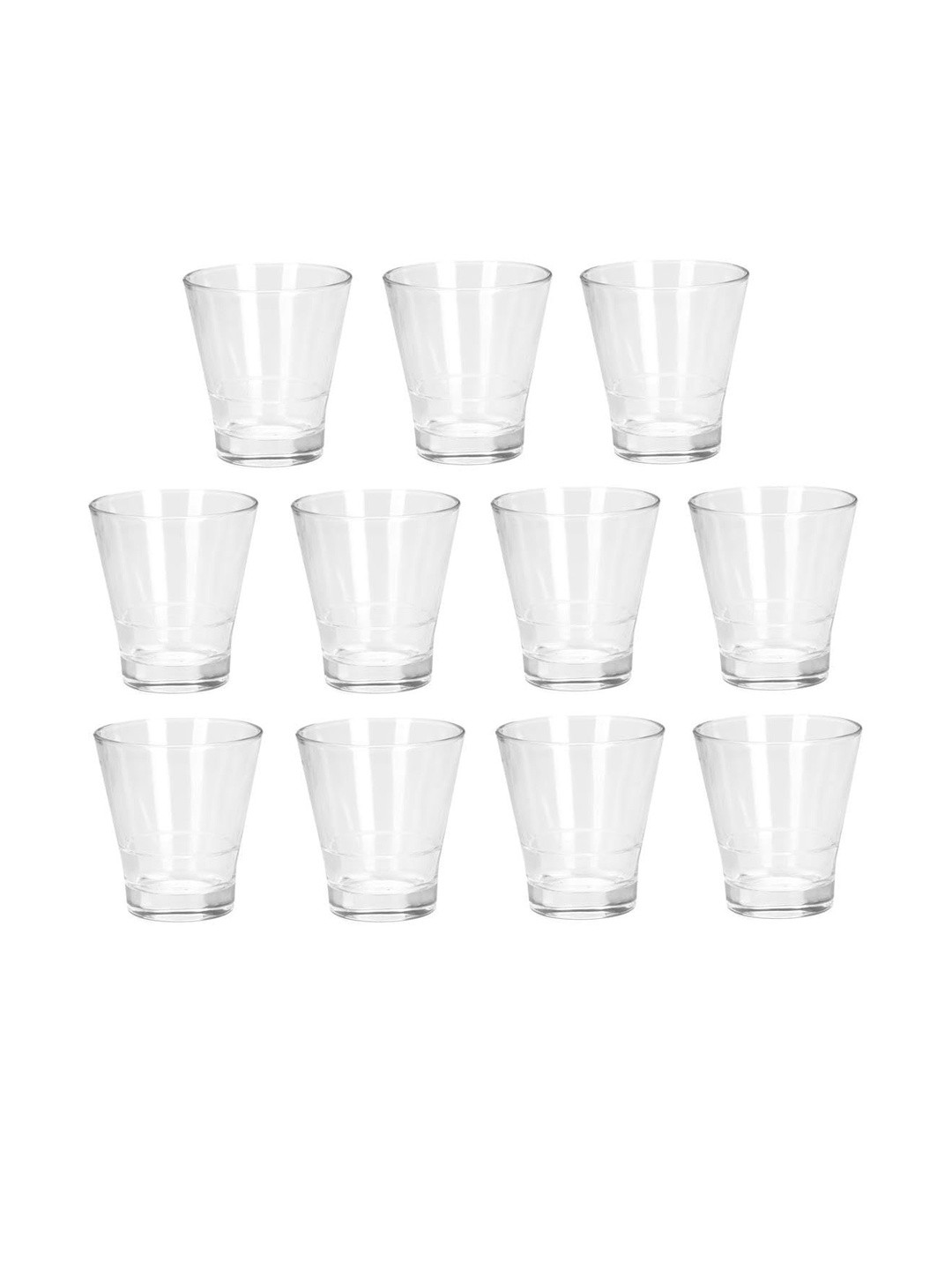 1ST TIME Transparent 11 Pcs Shot Bar Glasses