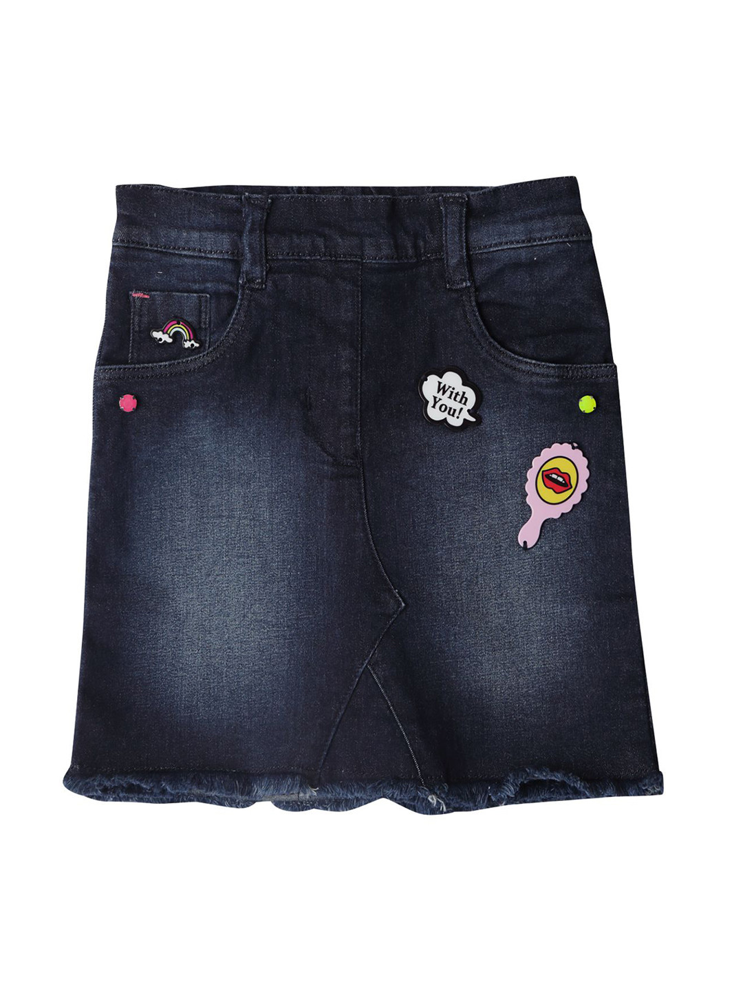 Tiny Girl Girls Printed Denim Skirt