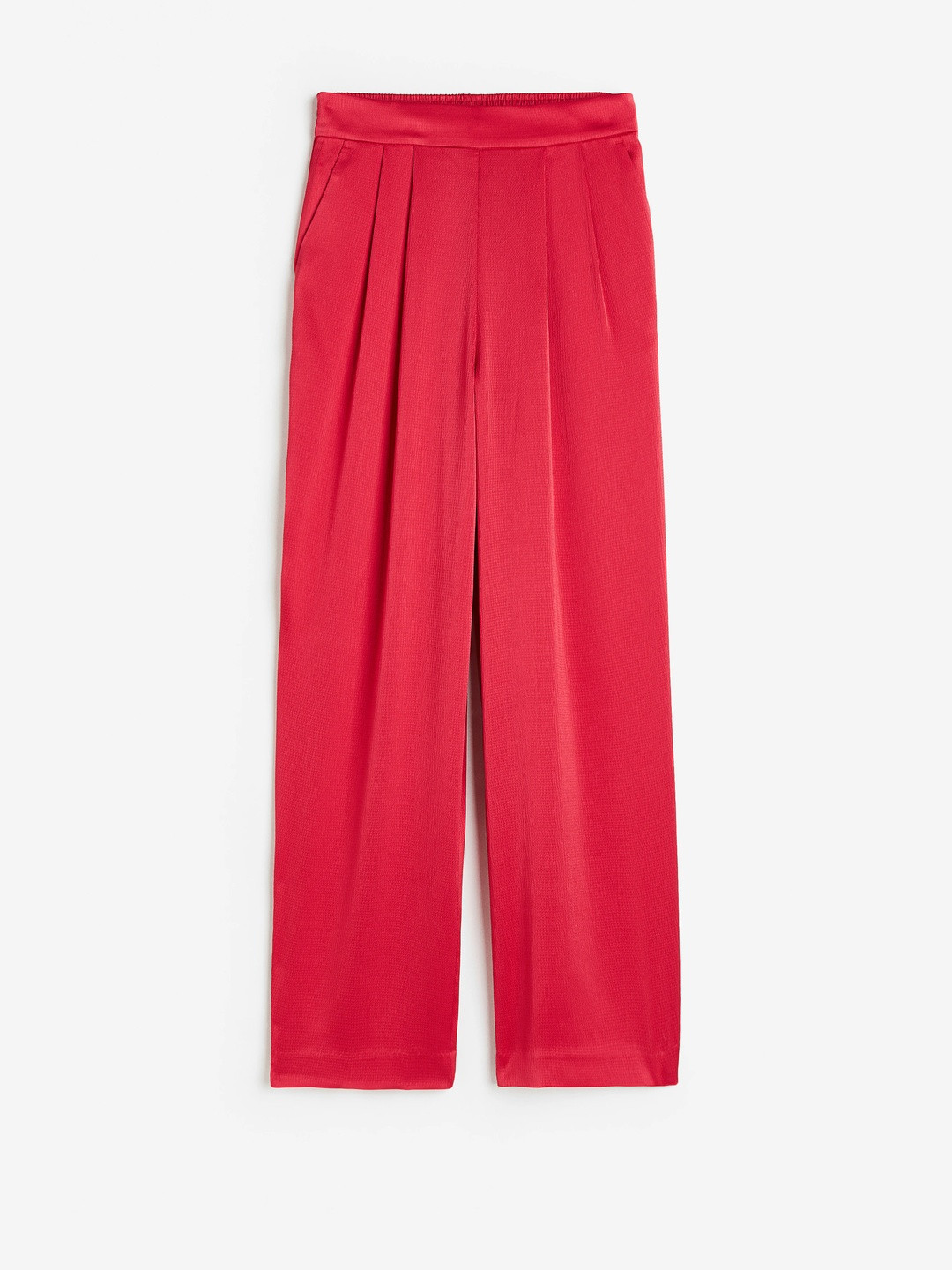 H&M Wide Satin Trousers