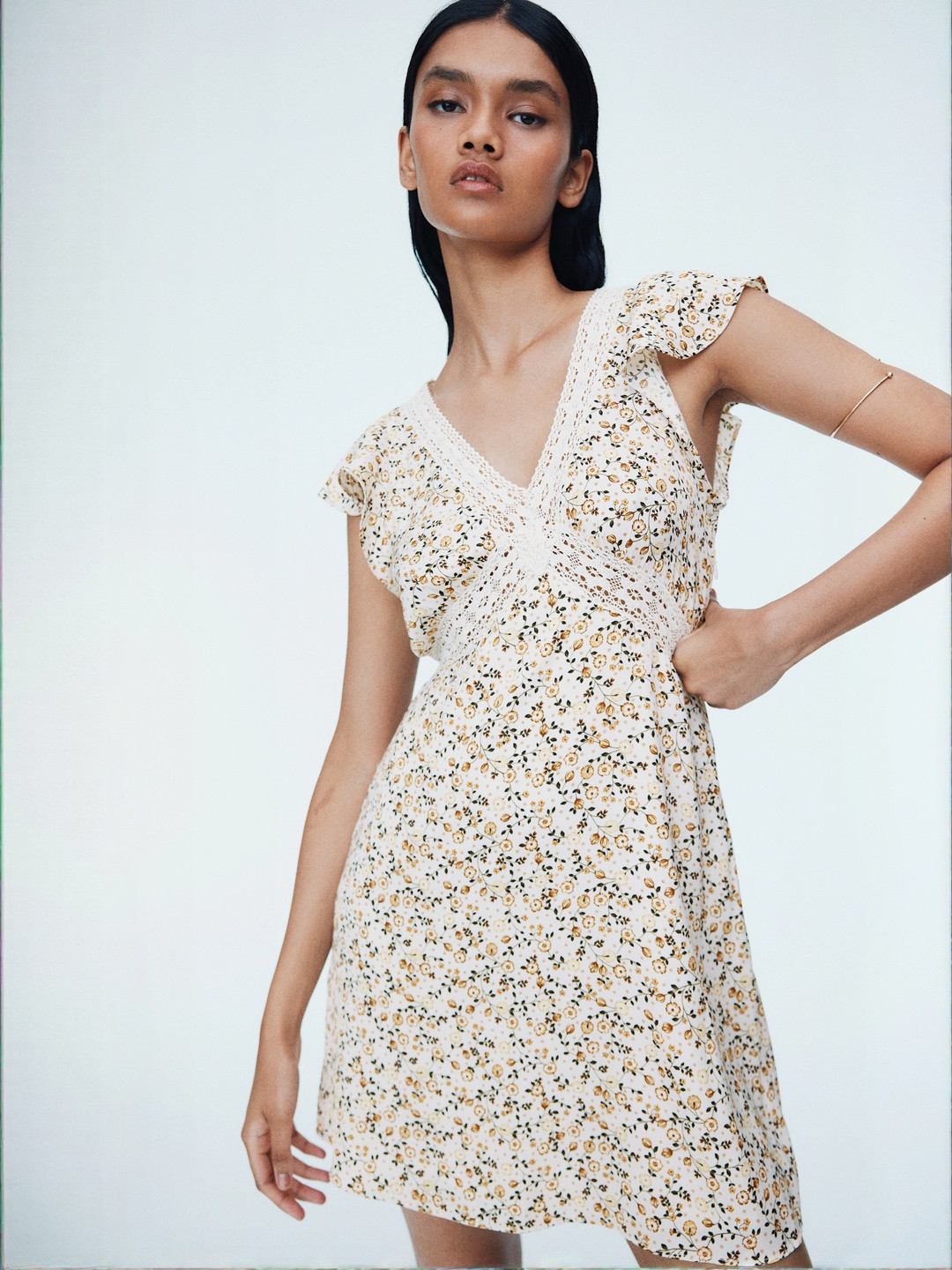 H&M Lace-Detail Dress