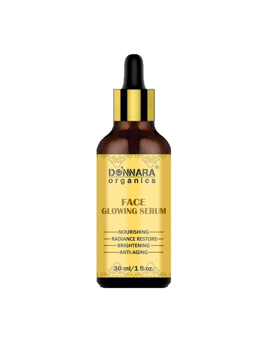 Donnara Organics Radiance Boost Face Glowing Serum for Bright, Even & Healthy Skin - 30ml