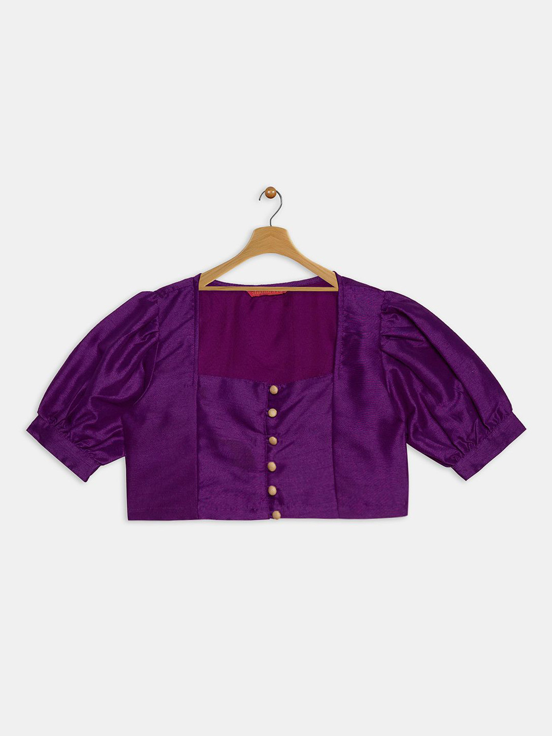 studio rasa Girls Puff Sleeve Blouson Tops