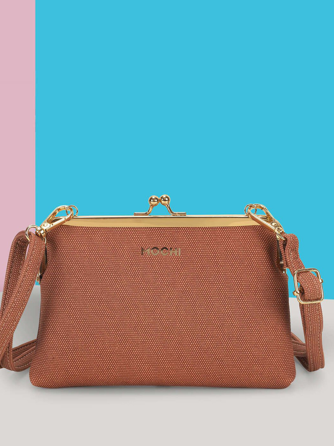 Mochi Women Geometric Printed Two Fold Wallet with SIM Card Holder