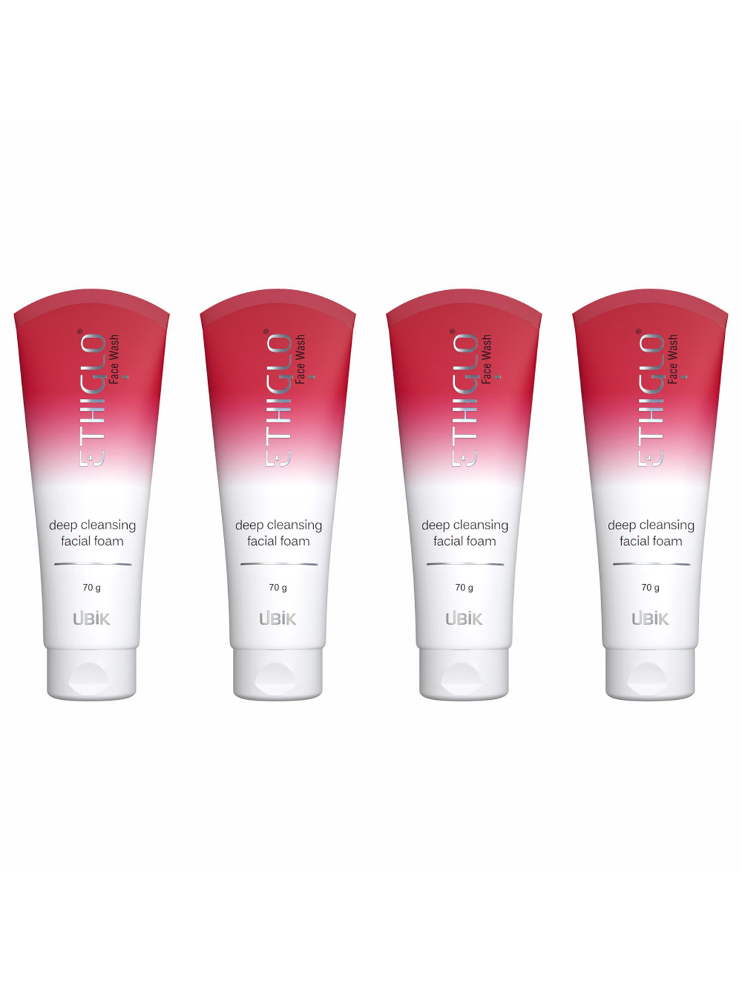 ETHIGLO Set Of 4 Skin Whitening Face Wash - 70ml Each