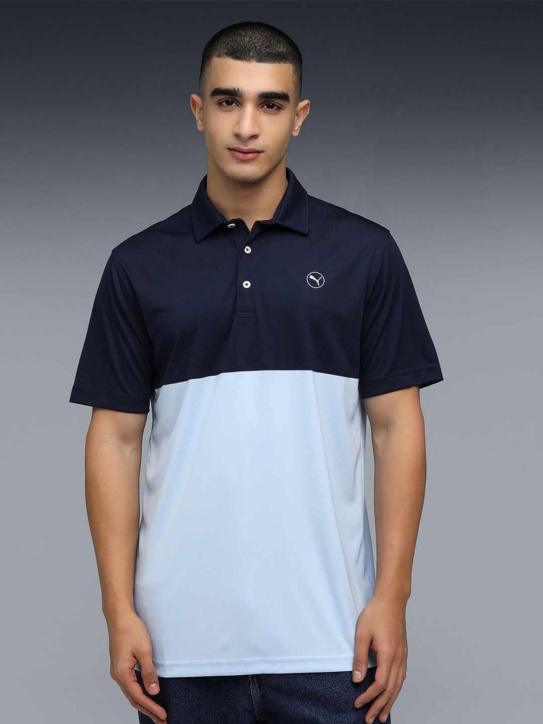 Puma Pure 2.0 Colourblock Men Golf Polo
