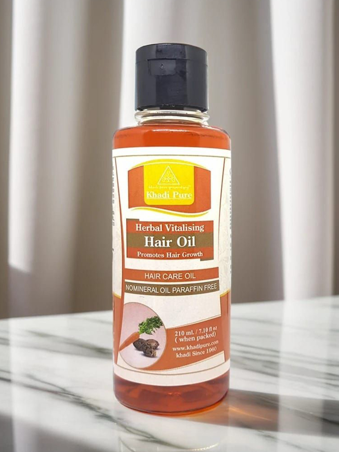 Khadi Pure Set Of 4 Herbal Vitalizing Hair Oil - 210 ml Each