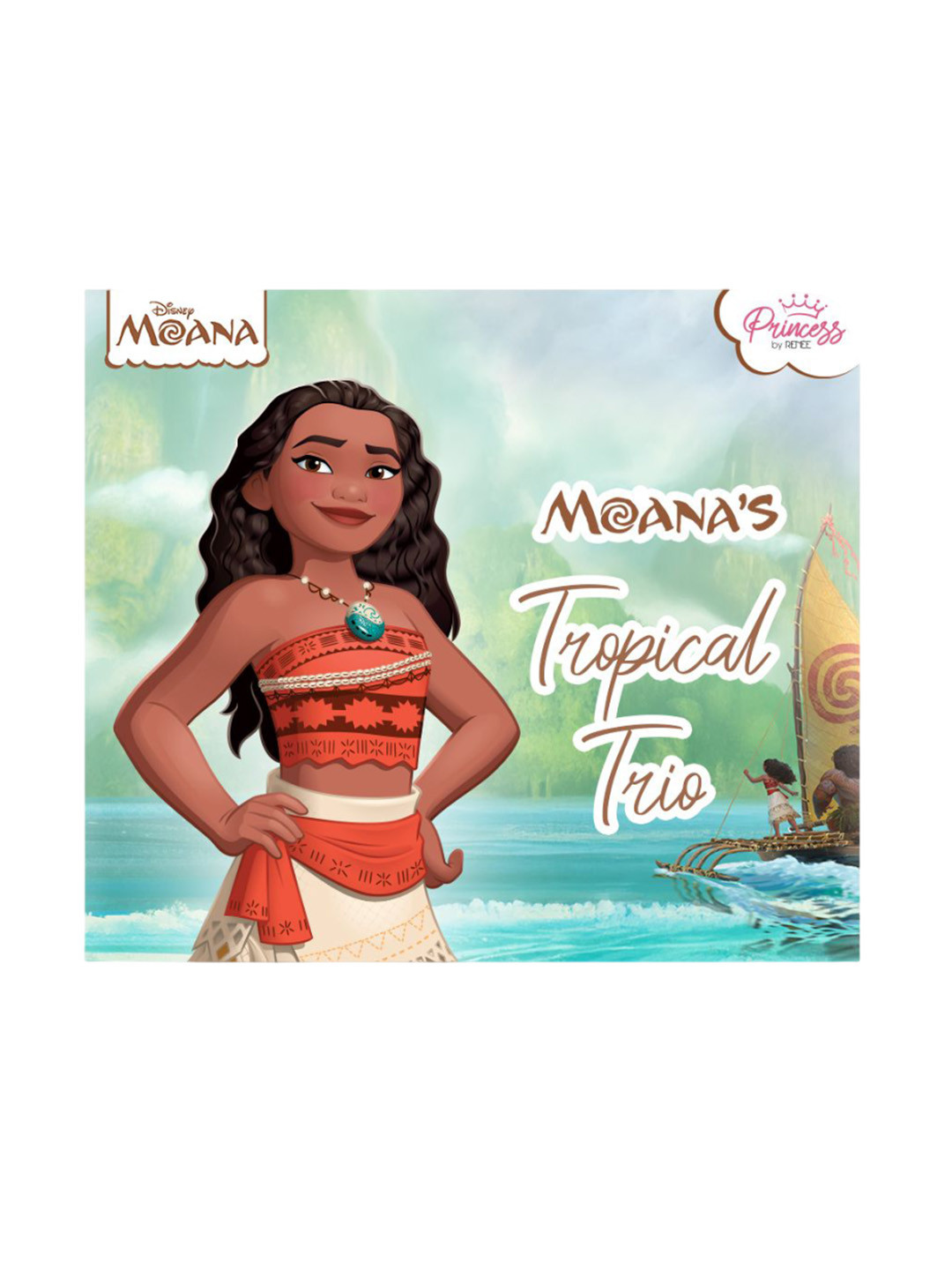 Renee Set Of 3 Beachy Peachy Lip Balm - 4.2 g Each & 2 Pcs Stick On Nails - 24 Pcs Each