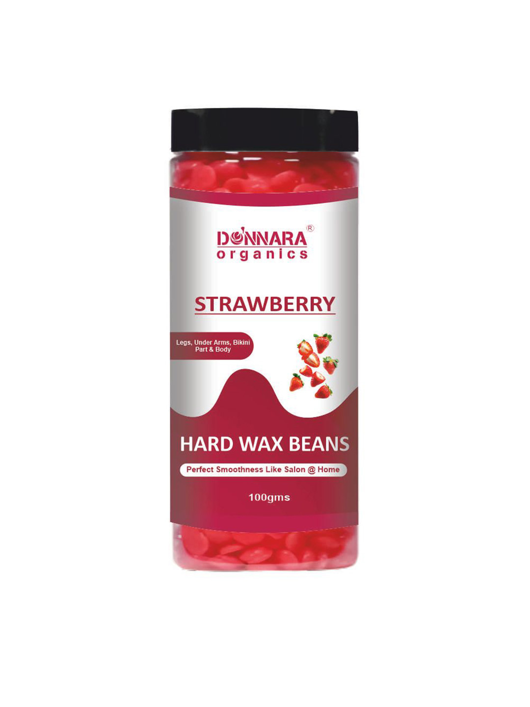 Donnara Organics Strawberry Hard Wax Beans - 100 g